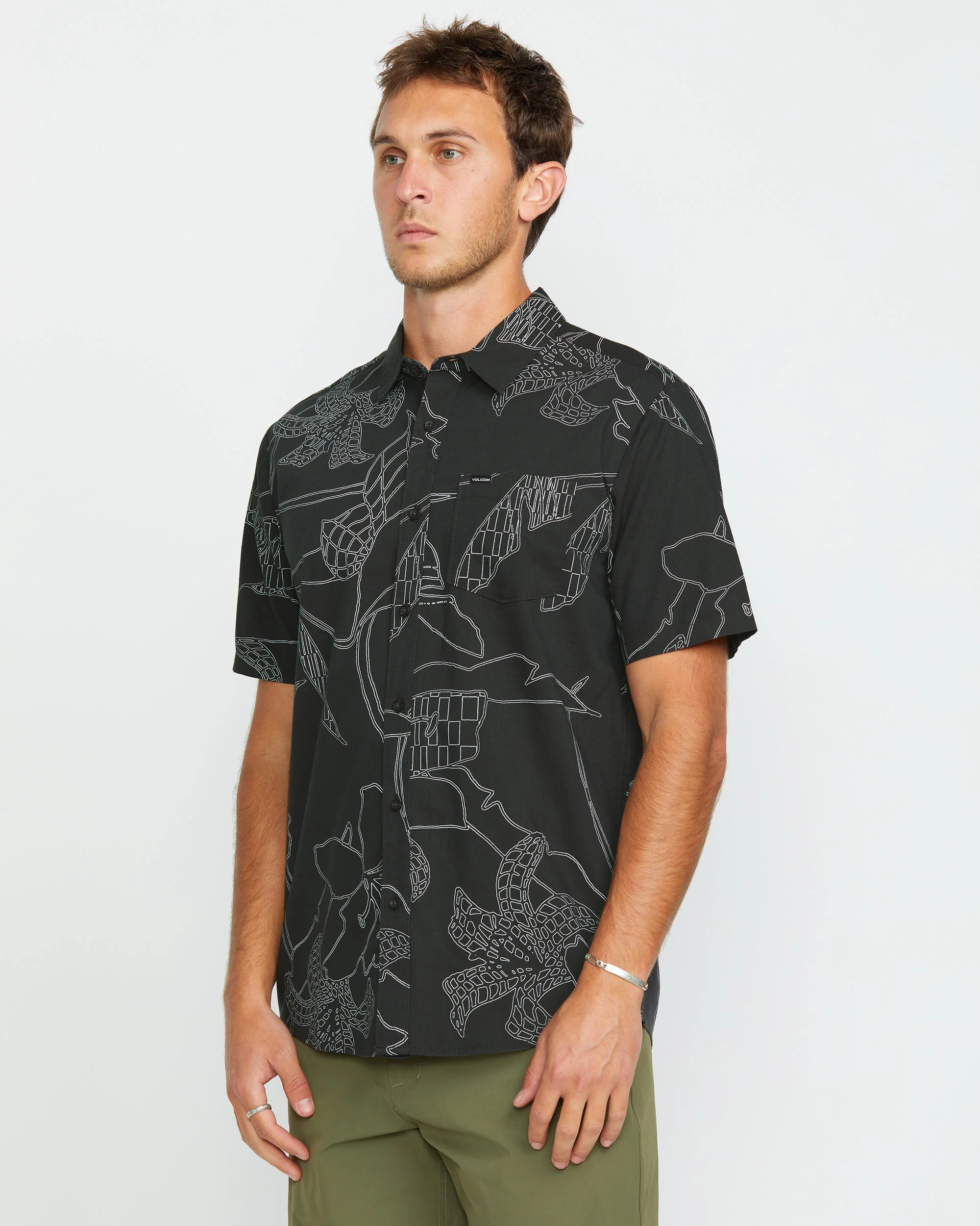 Cad Floral Shirt - STEALTH - Image 3