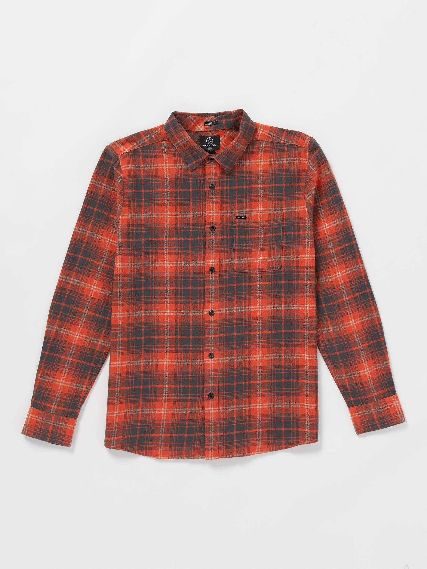 Caden Plaid Hemd - Bright Red - Image 3