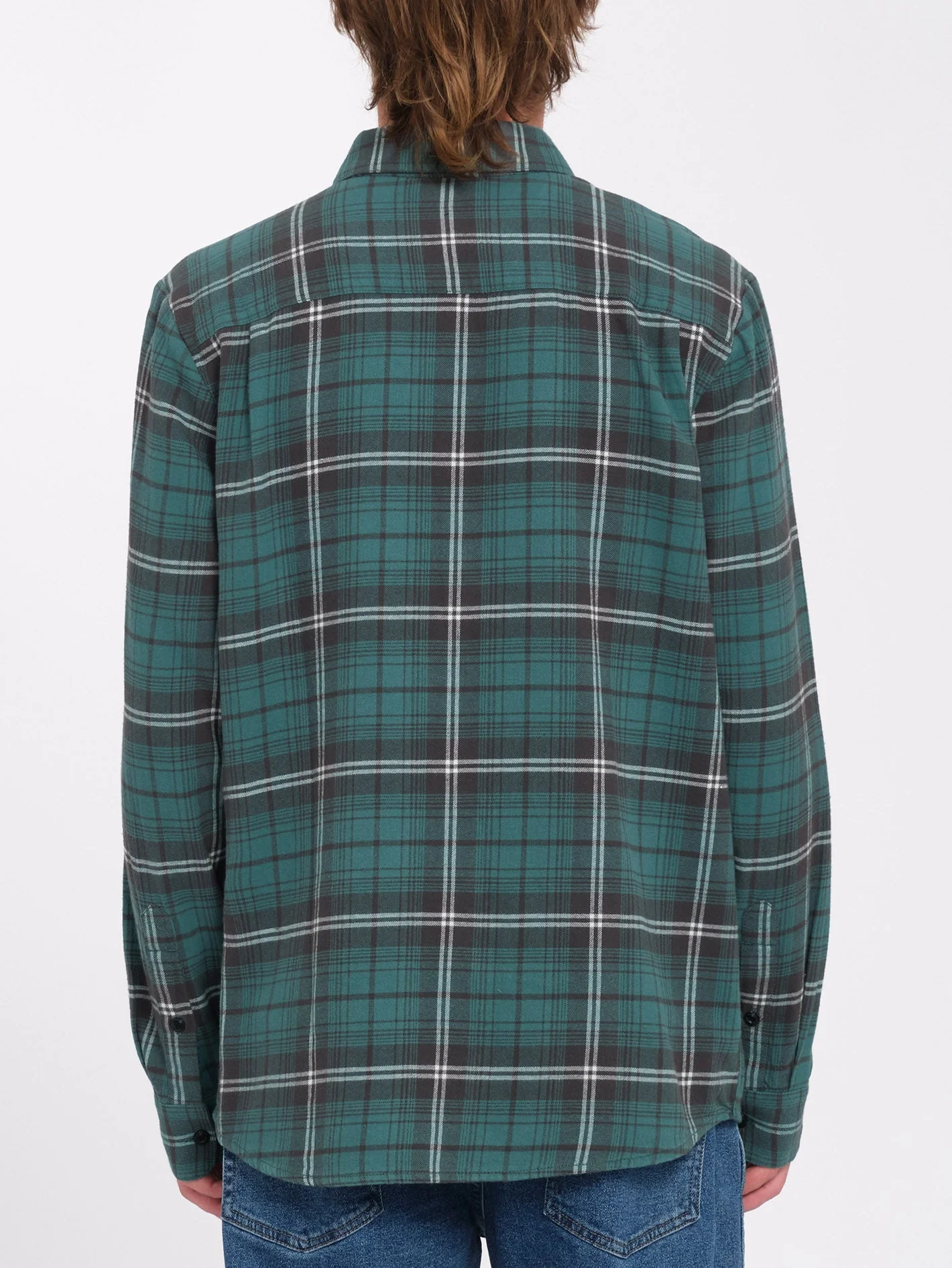 Caden Plaid Hemd - Sea Green - Image 2