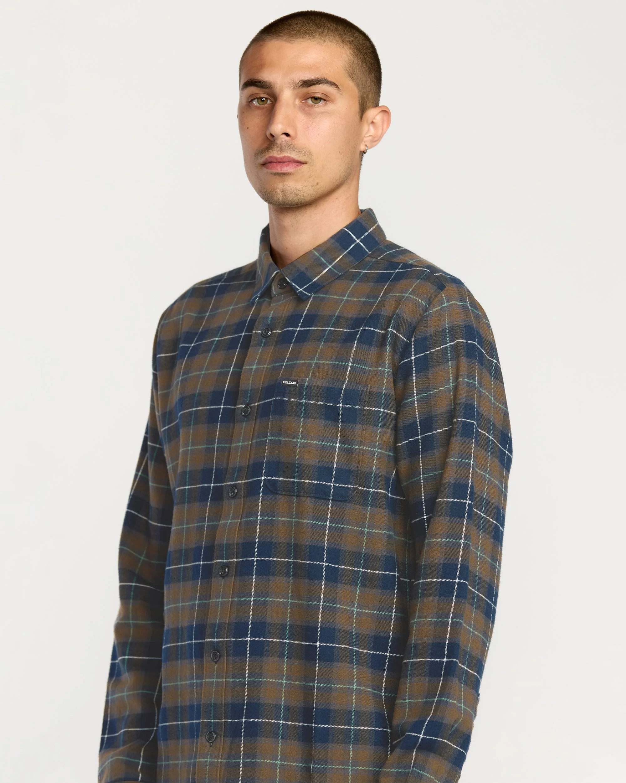 Caden Kariertes Hemd - Navy - Image 3