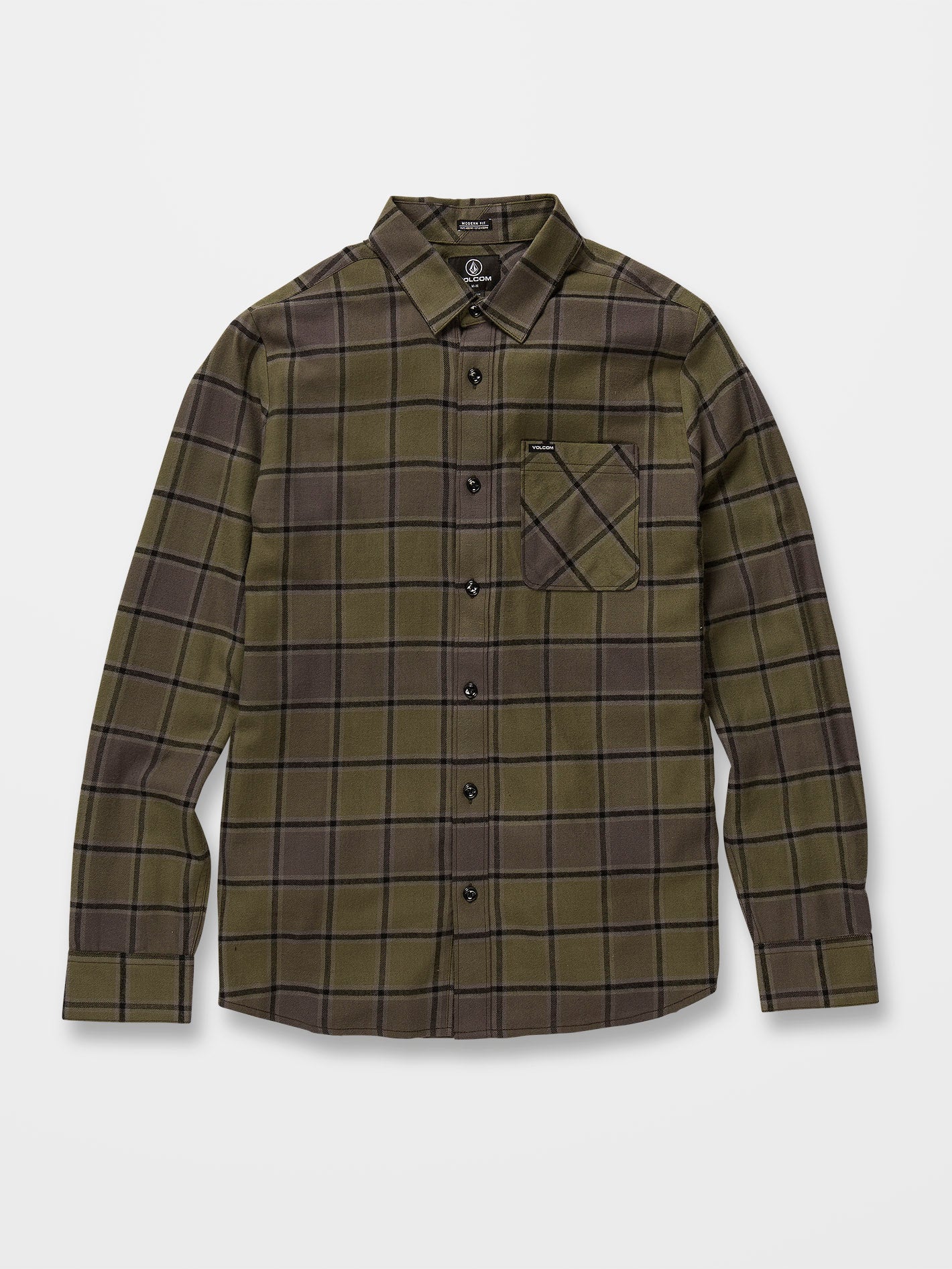 Caden Plaid Shirt - MILITARY - Image 4