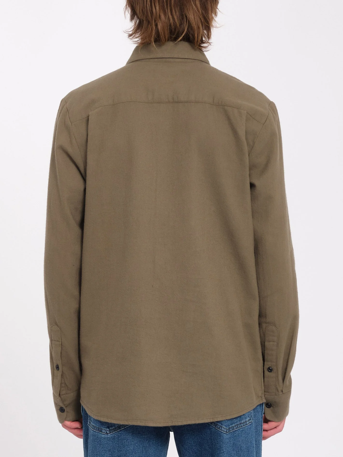 Caden Solid Hemd - Wintermoss - Image 4