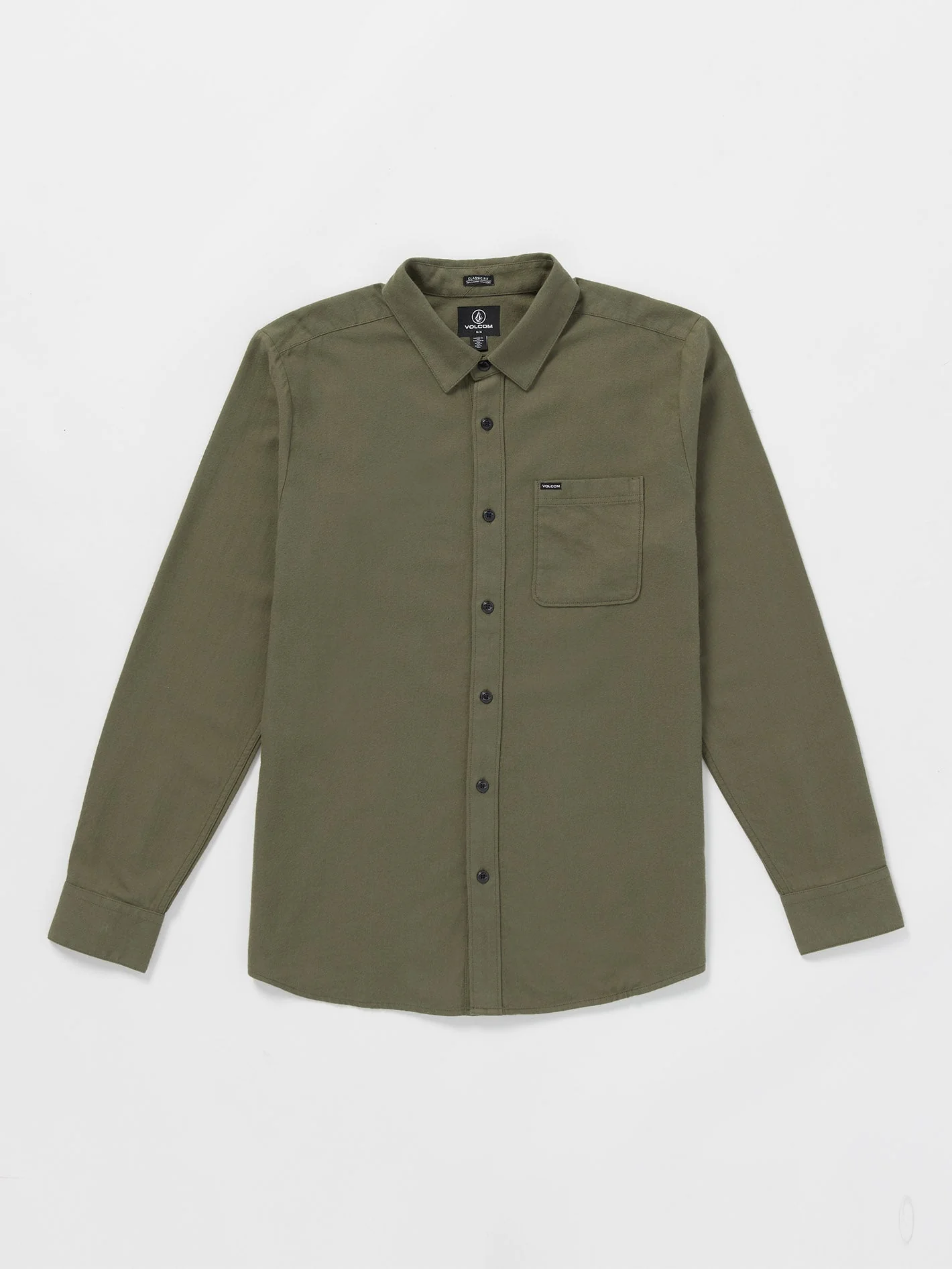 Caden Solid Hemd - Wintermoss - Image 5