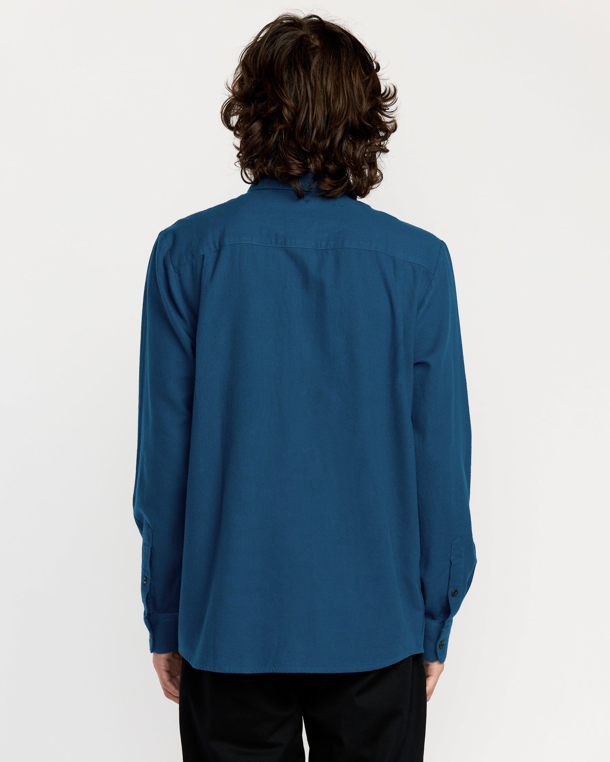 Caden Unifarbenes Hemd - Cosmic Blue - Image 2
