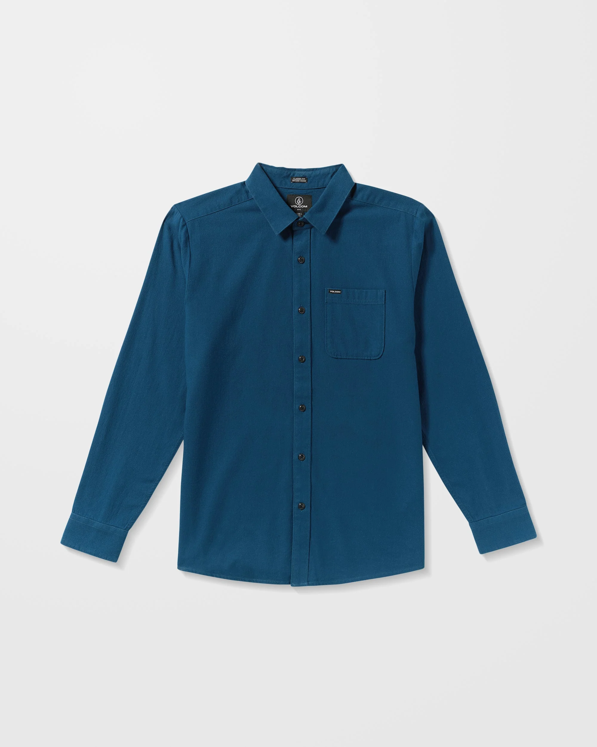 Caden Unifarbenes Hemd - Cosmic Blue - Image 6