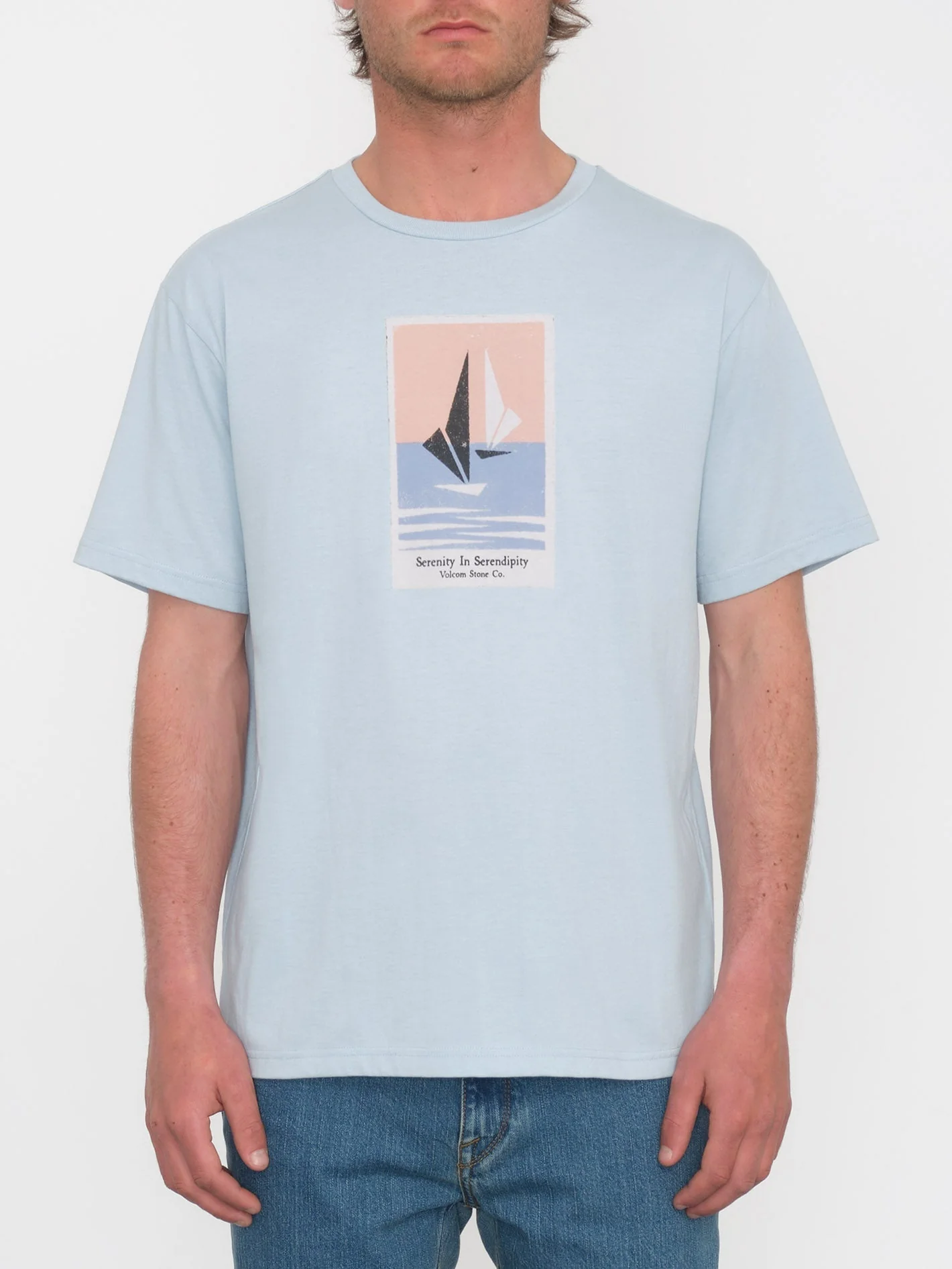 Catamaran T-shirt - CELESTIAL BLUE