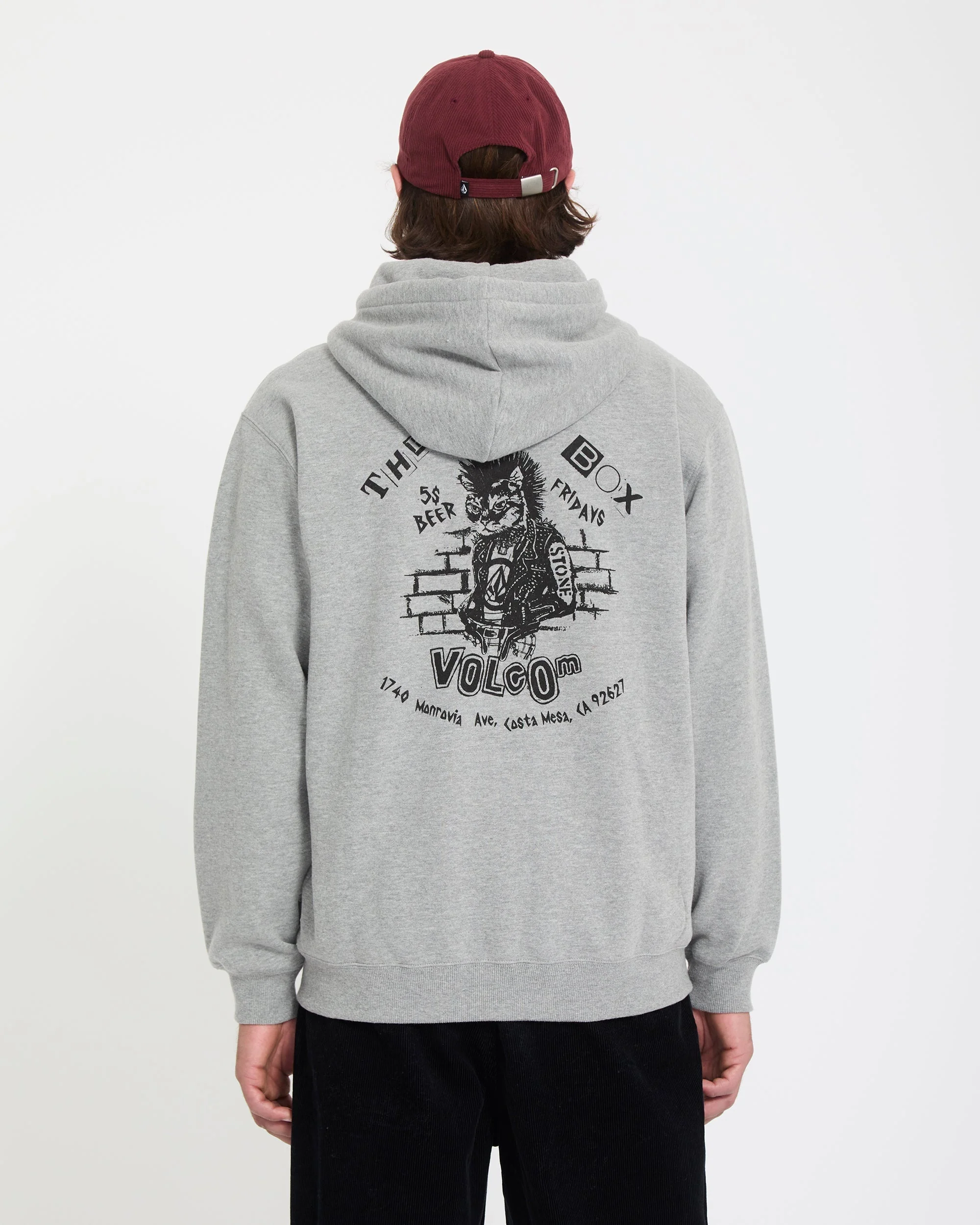 Catastrophy Zip Hoodie - Heather Grey - Image 2