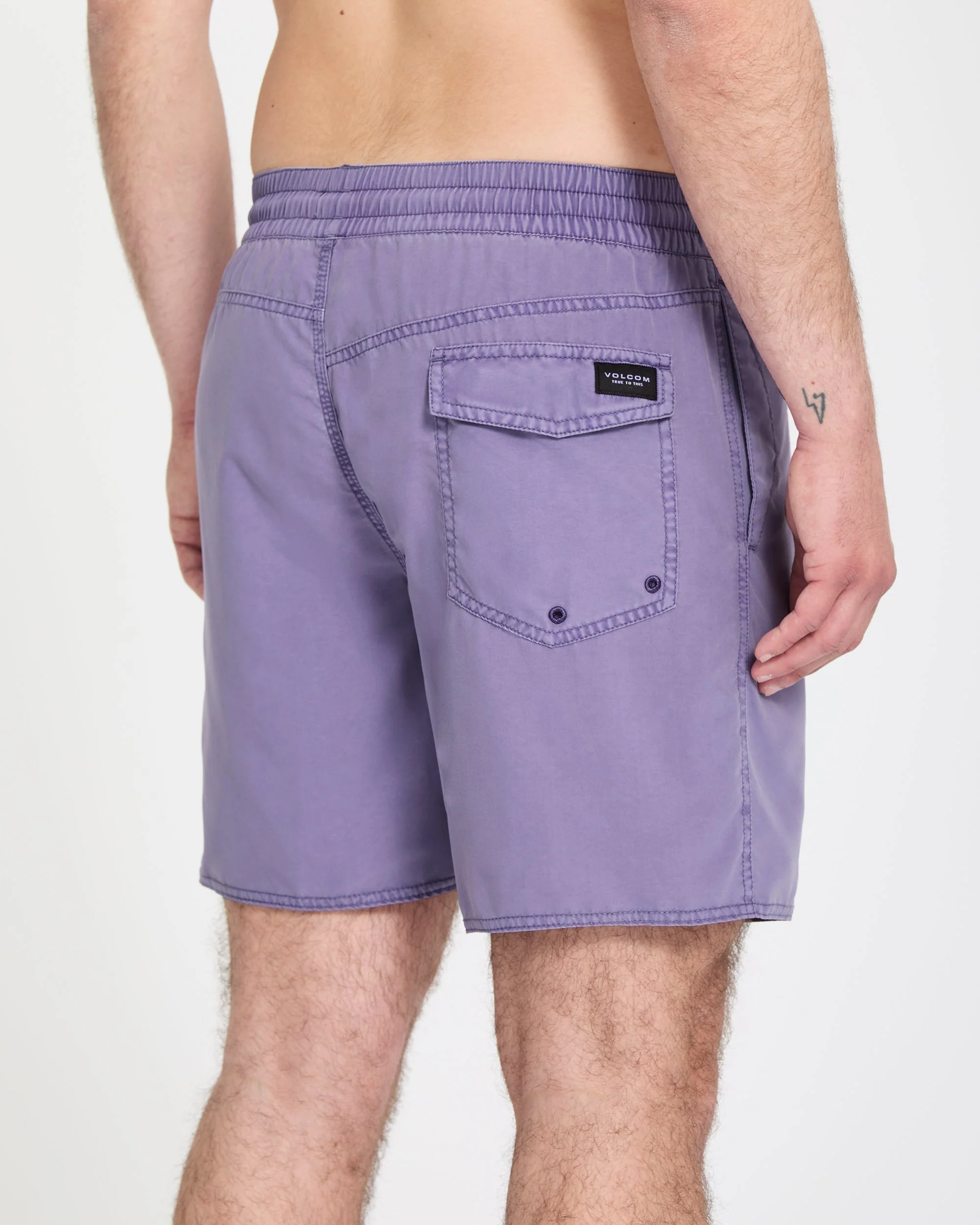 Center Trunk 17" Boardshorts - Violet - Image 5