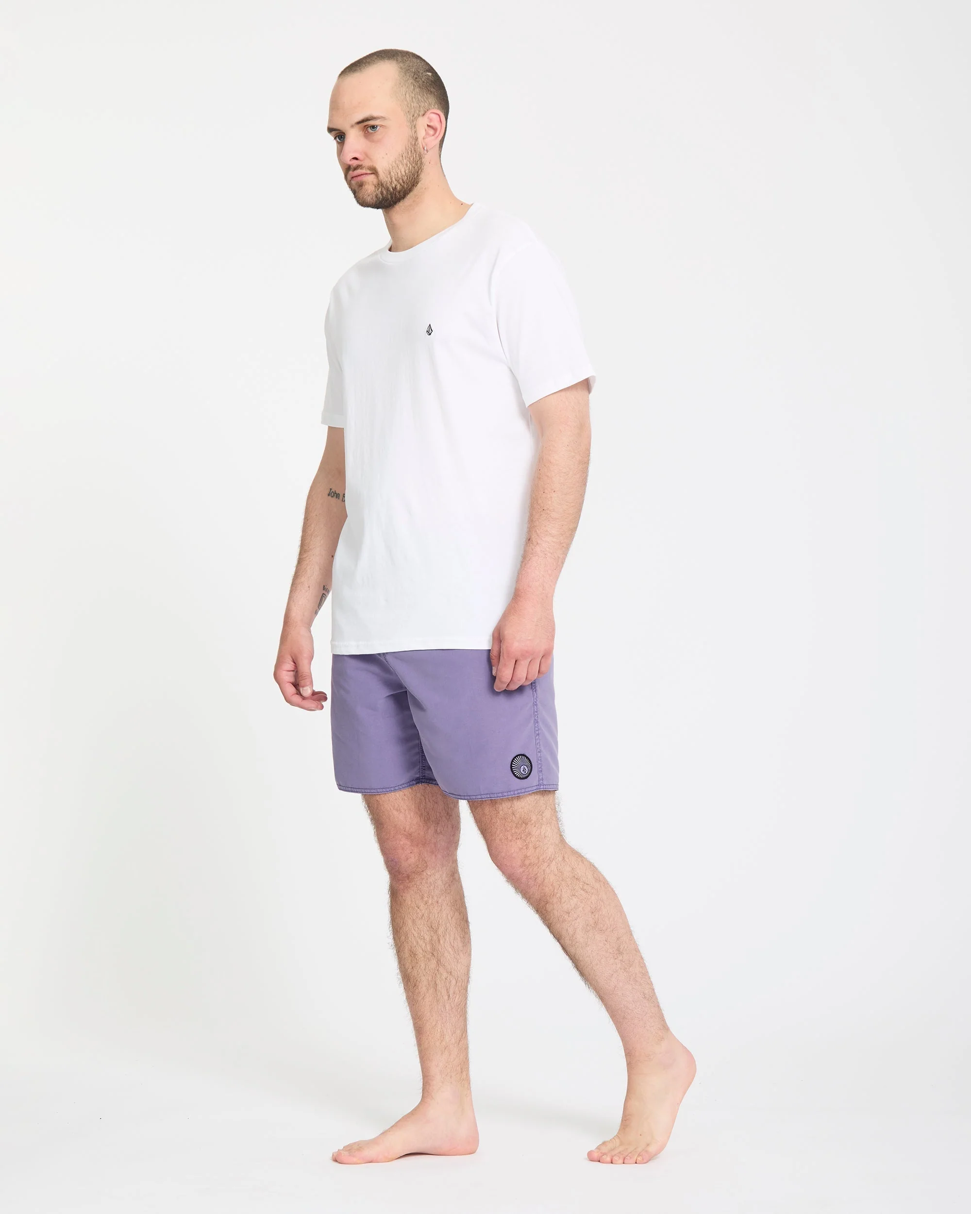 Center Trunk 17" Boardshorts - Violet - Image 7