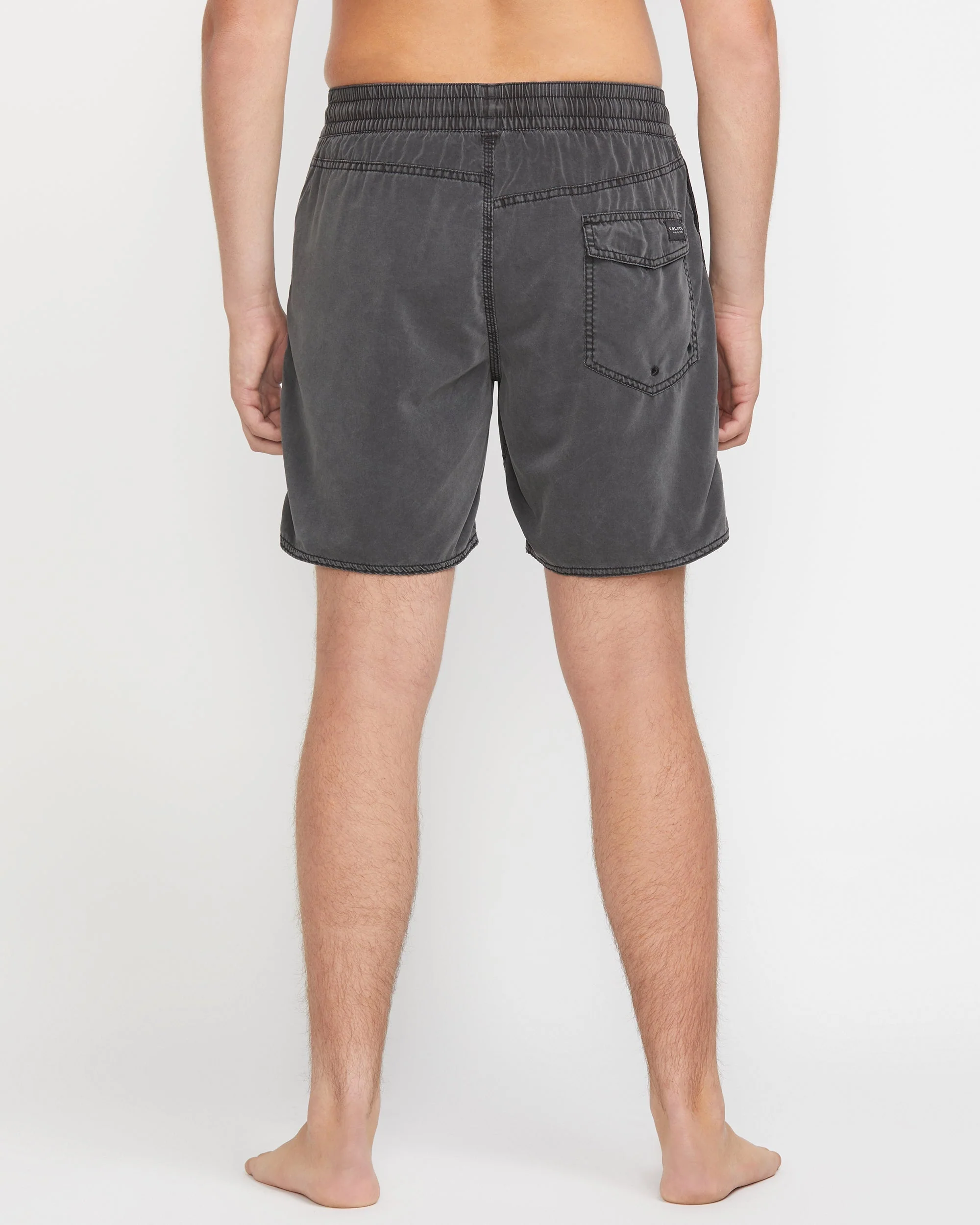 Center Trunk 17" Boardshorts - Black - Image 2