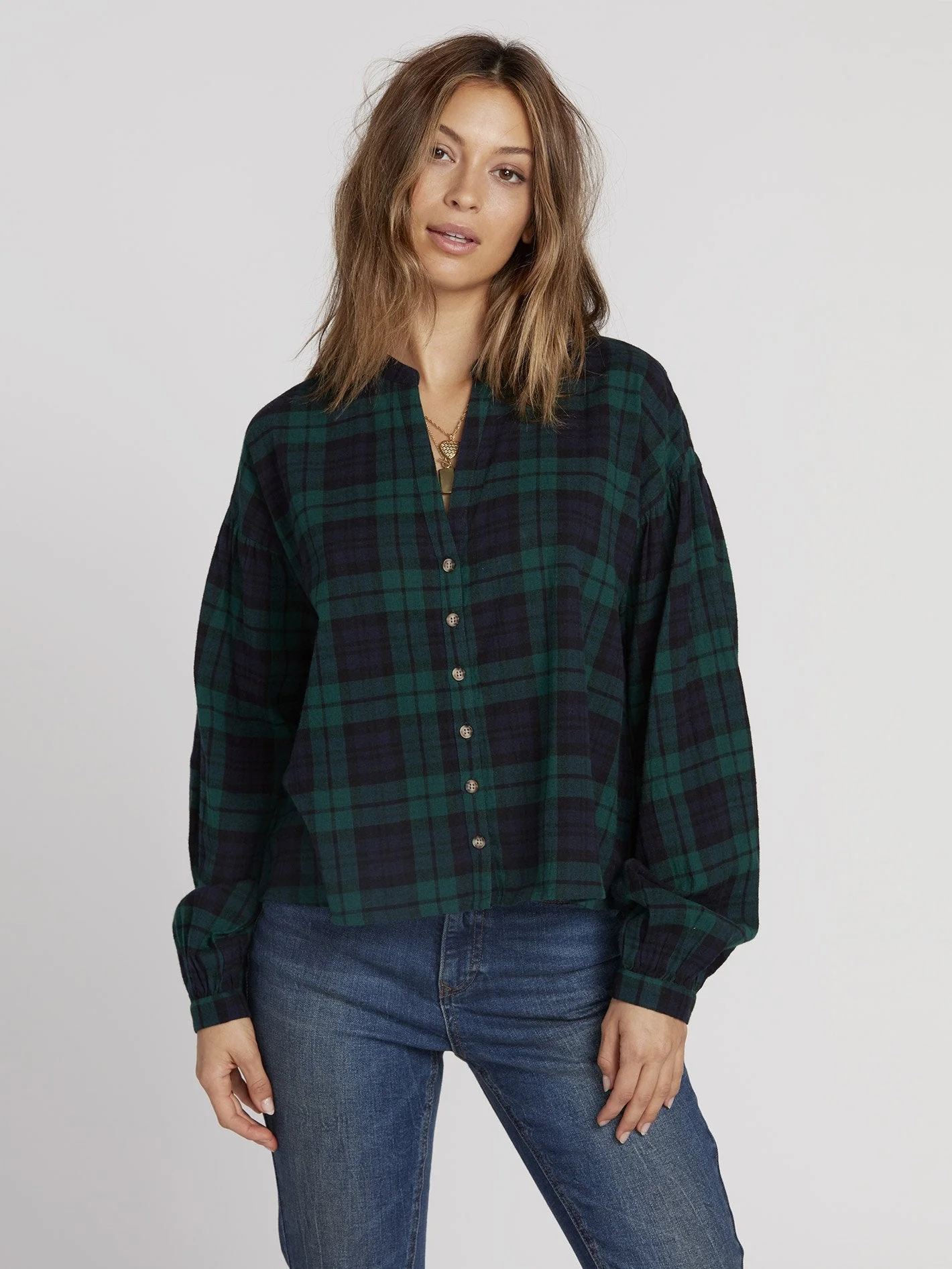 Chemise Untamed Feels Top - Green - Image 3