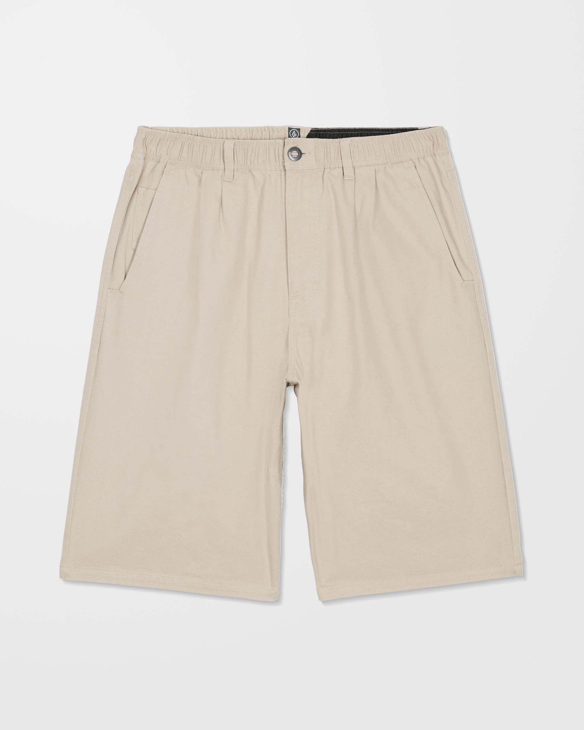 Chillow Pleat 24" Elasticated Waist Chino-Shorts - Light Khaki - Image 10