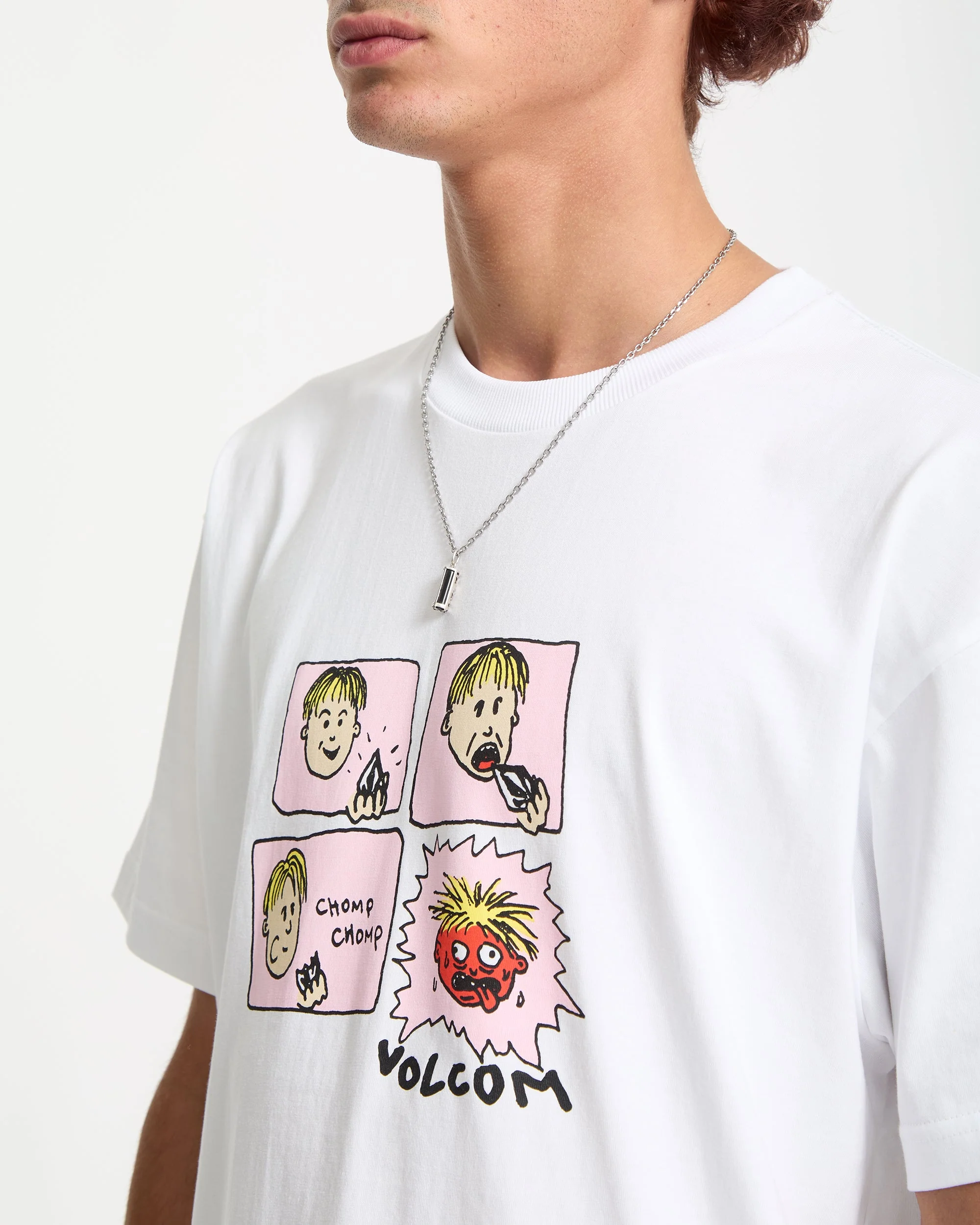 Chomp Chomp T-Shirt - White - Image 3