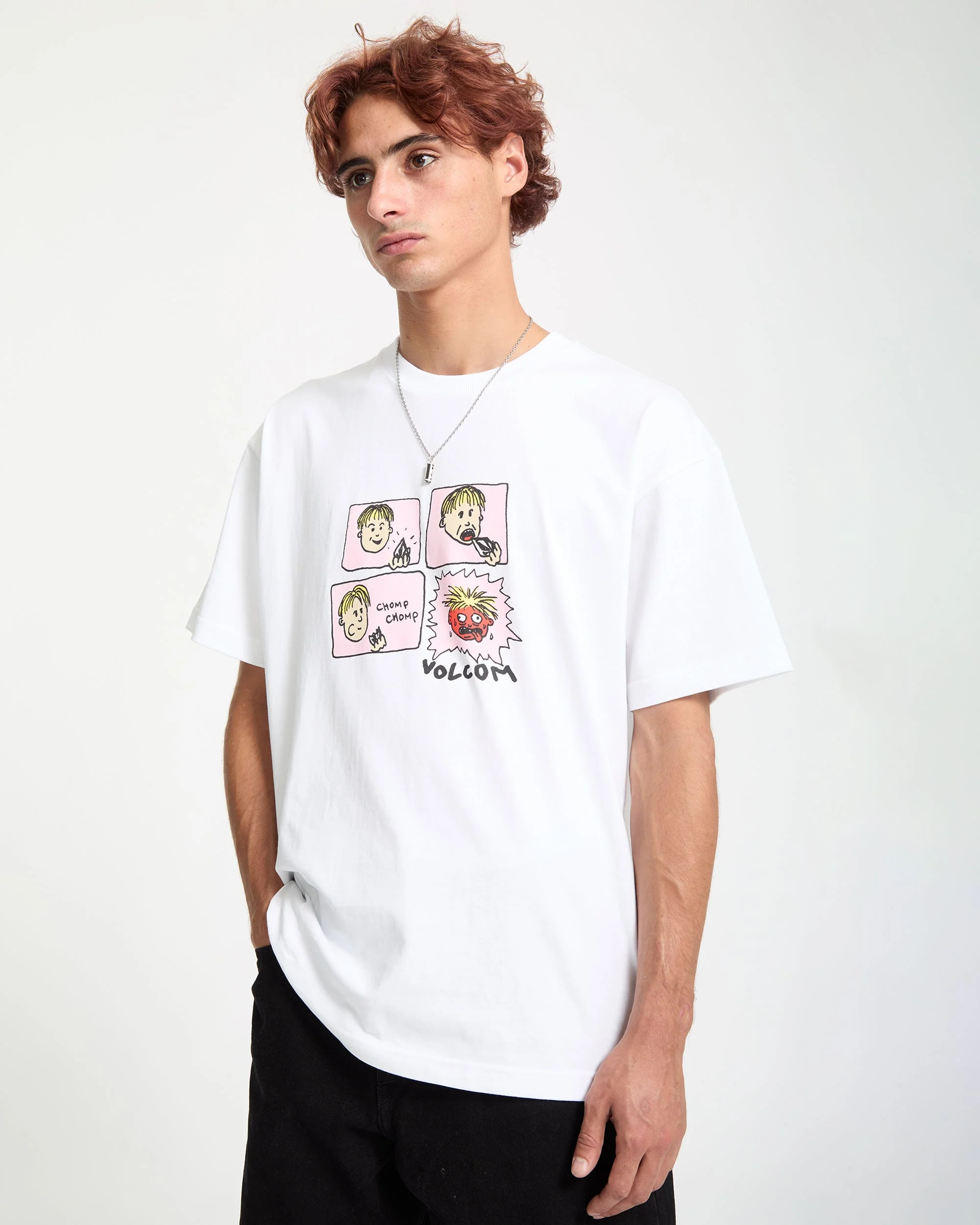 Chomp Chomp T-Shirt - White - Image 4