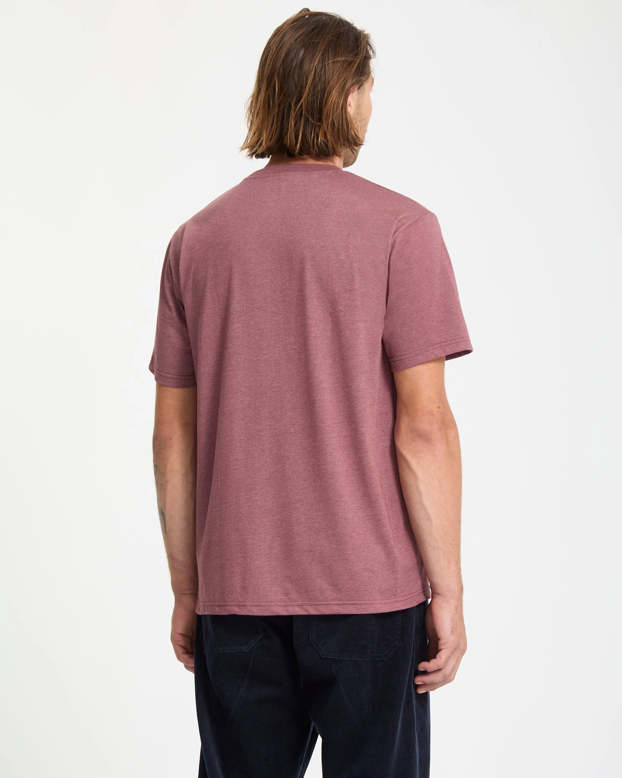 Circle Blanks T-Shirt - Merlot - Image 2