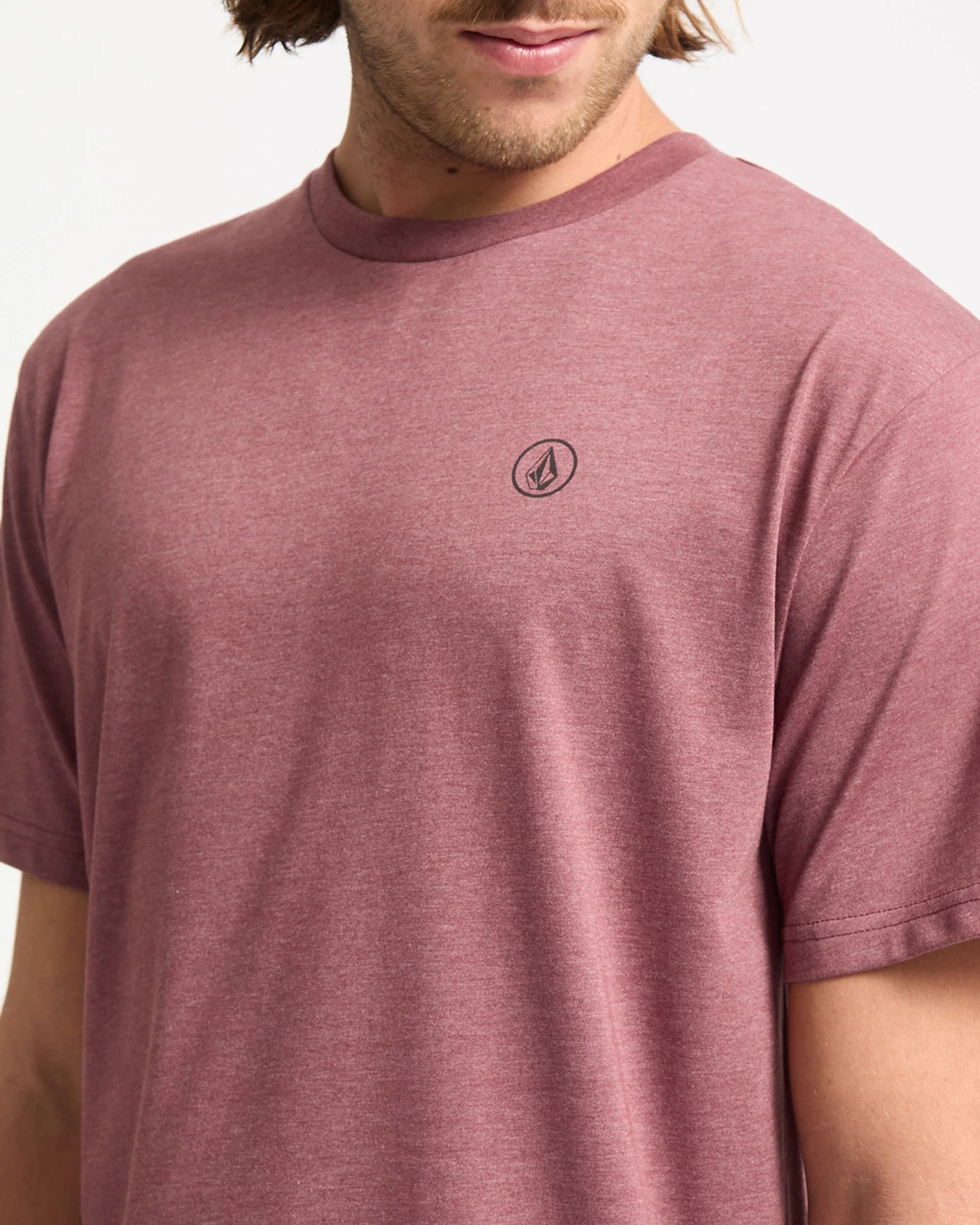 Circle Blanks T-Shirt - Merlot - Image 4