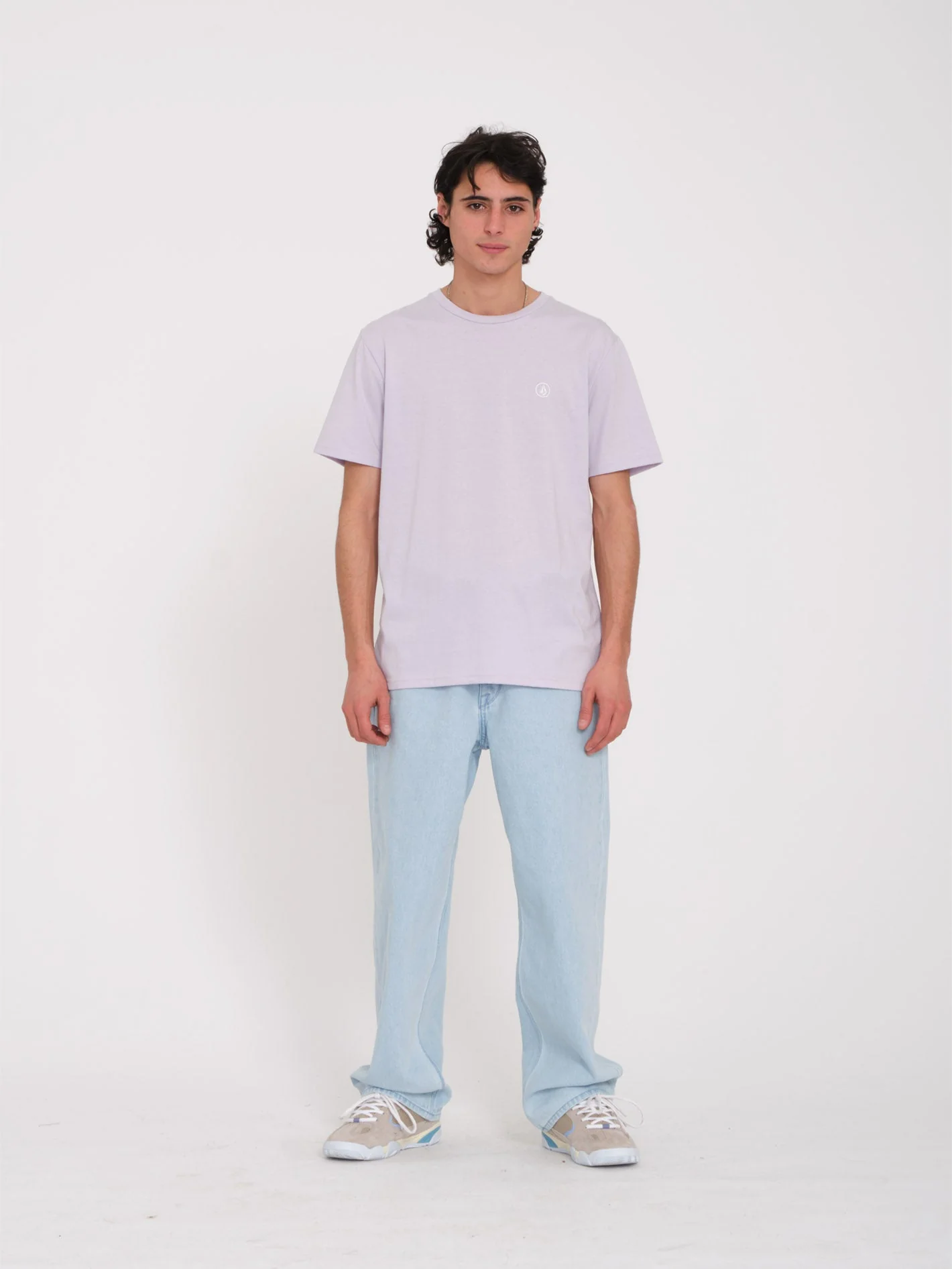 Circle Blanks T-Shirt - LIGHT ORCHID - Image 2