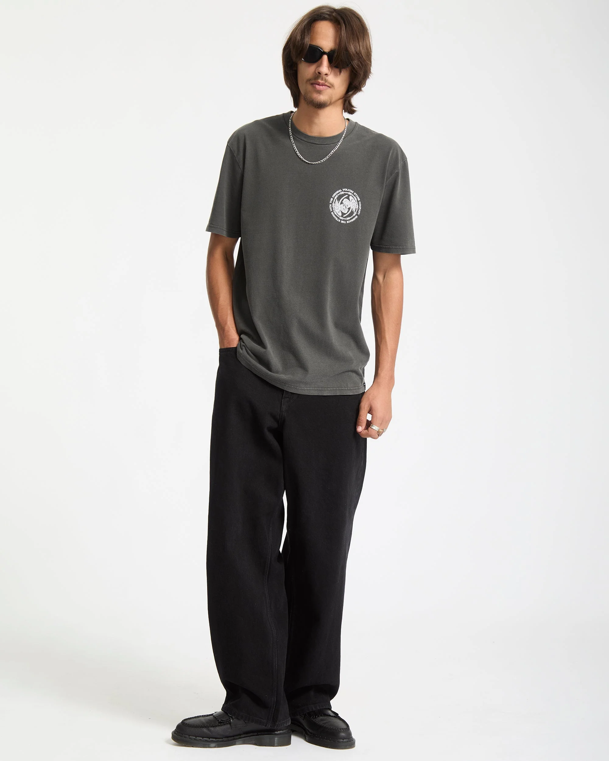 Circlepalm T-Shirt - Black - Image 4