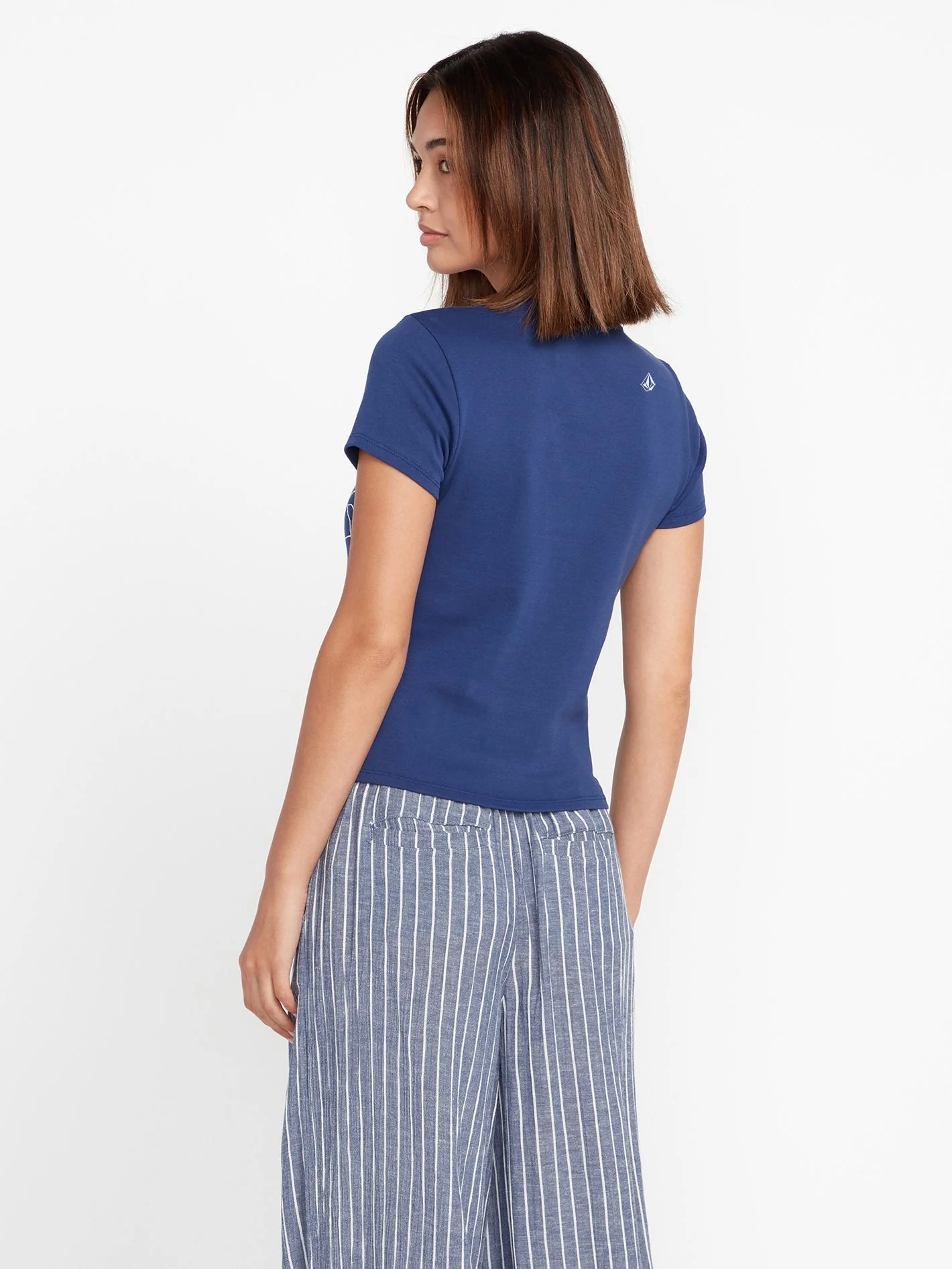 Coco Ho Babydoll T-Shirt - NAVY - Image 2