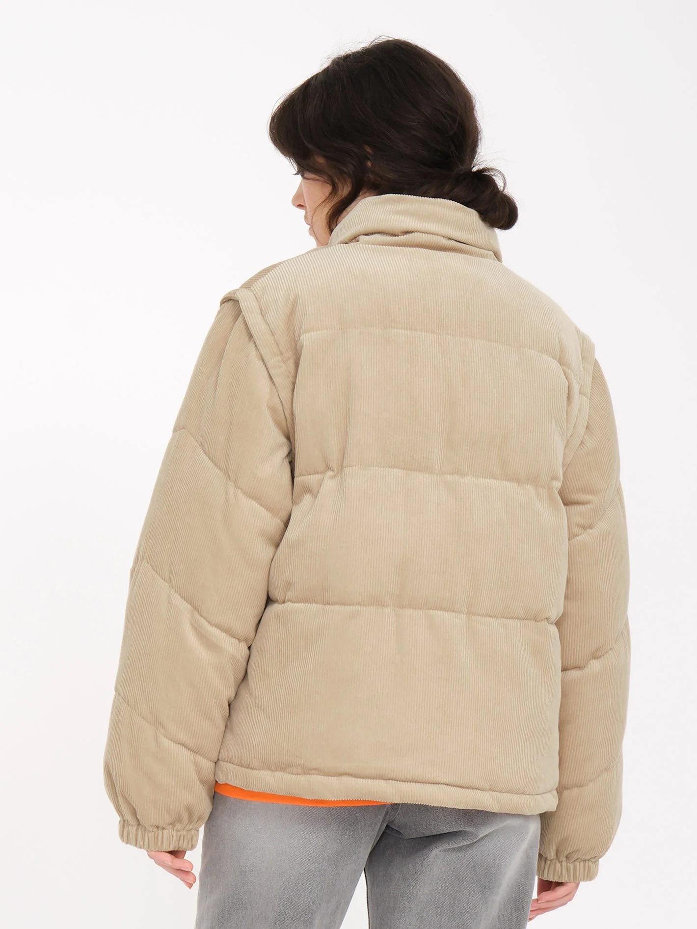 Cord'N Puff Jacke - KHAKI - Image 2