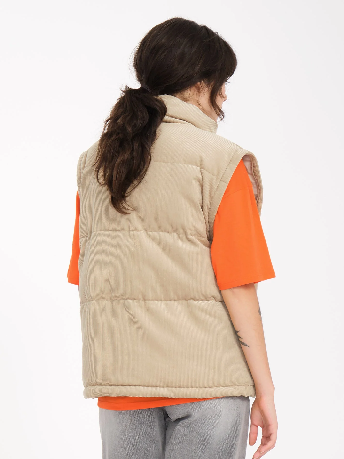 Cord'N Puff Jacke - KHAKI - Image 3