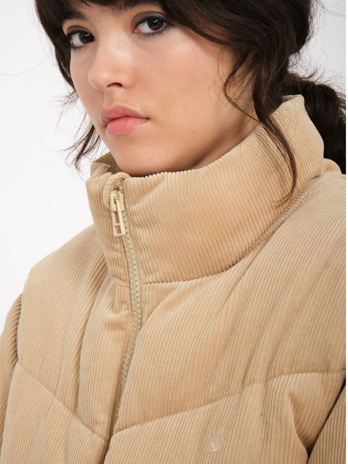 Cord'N Puff Jacke - KHAKI - Image 5