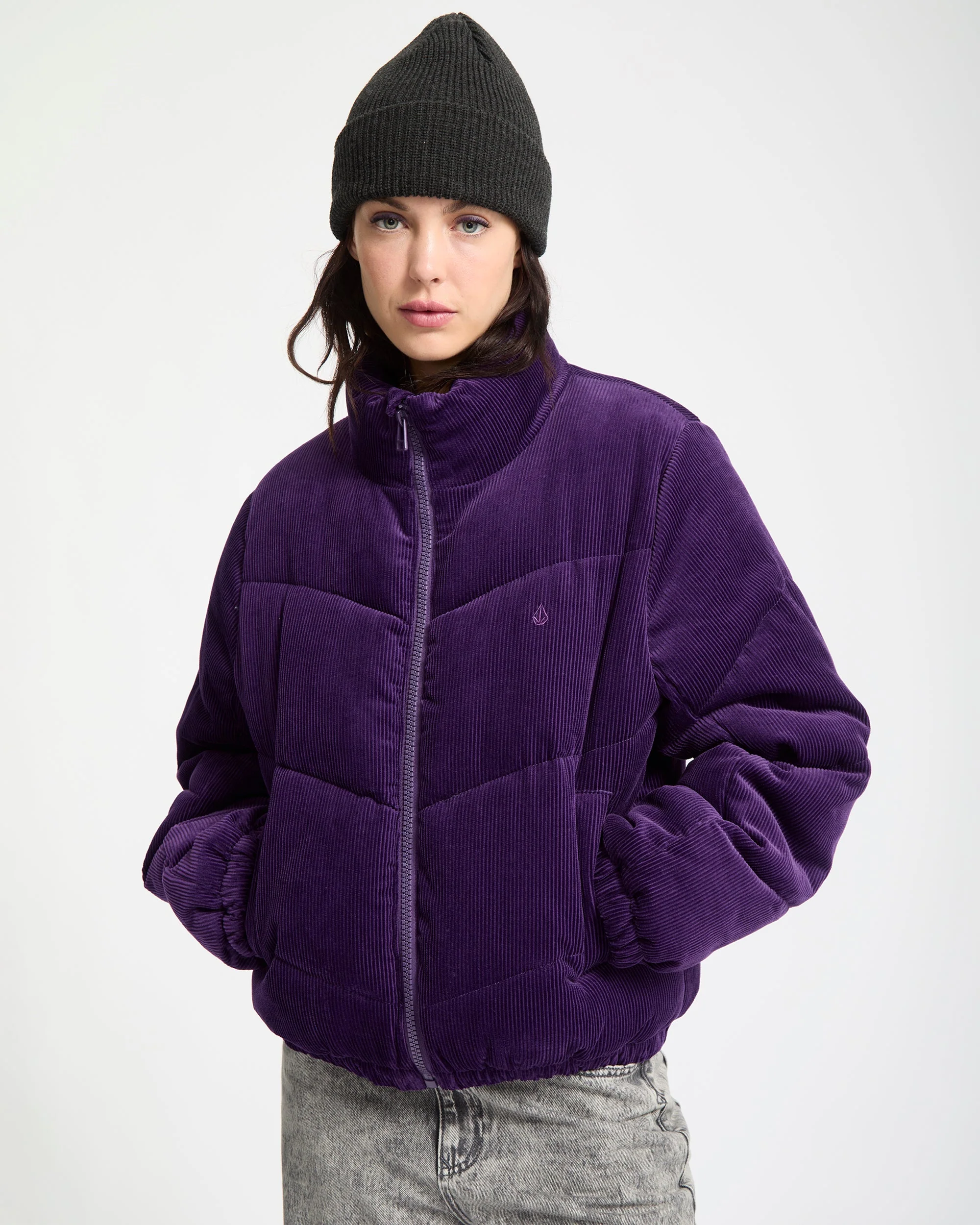 Cord'N Stone Puffer Jacke - Acai - Image 6