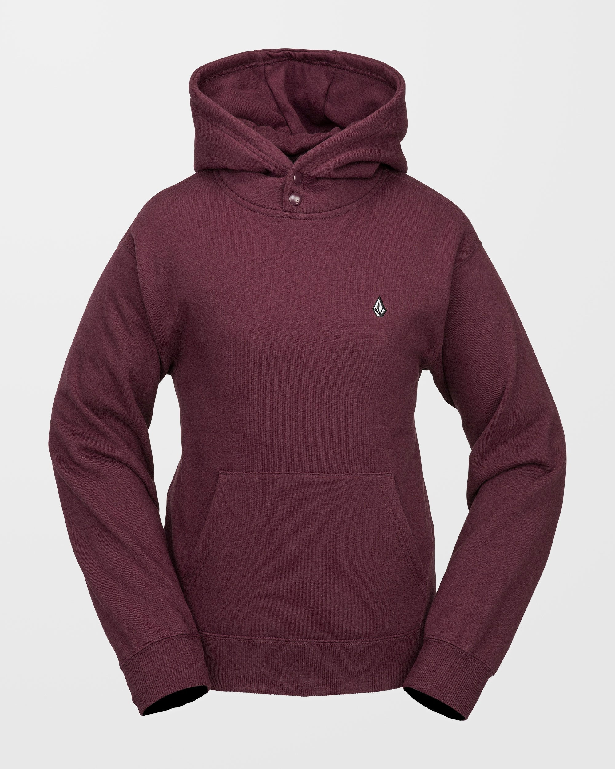 Costus Fleece Kapuzenpullover - Burgundy - Image 5