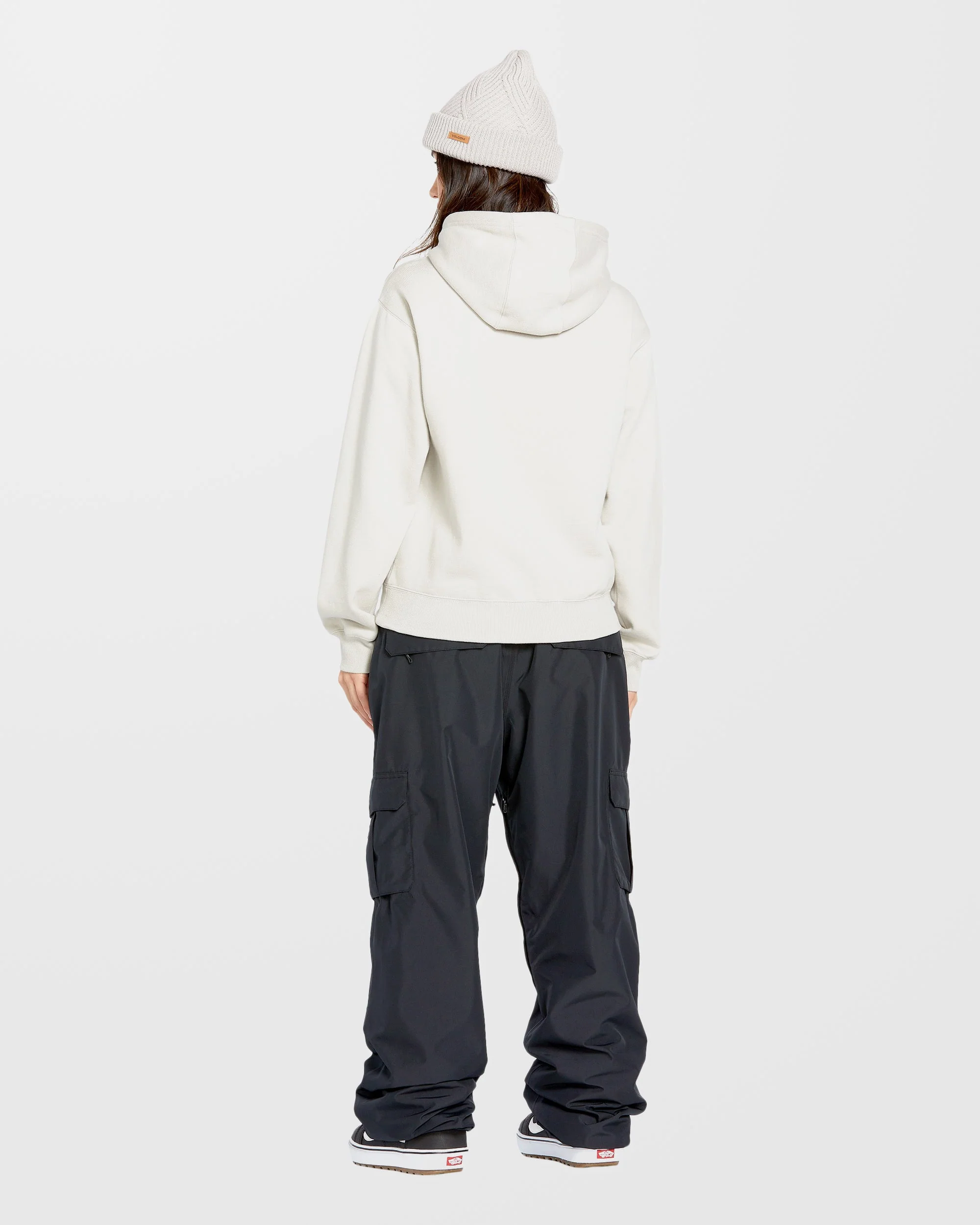 Costus Fleece Kapuzenpullover - Stone - Image 6