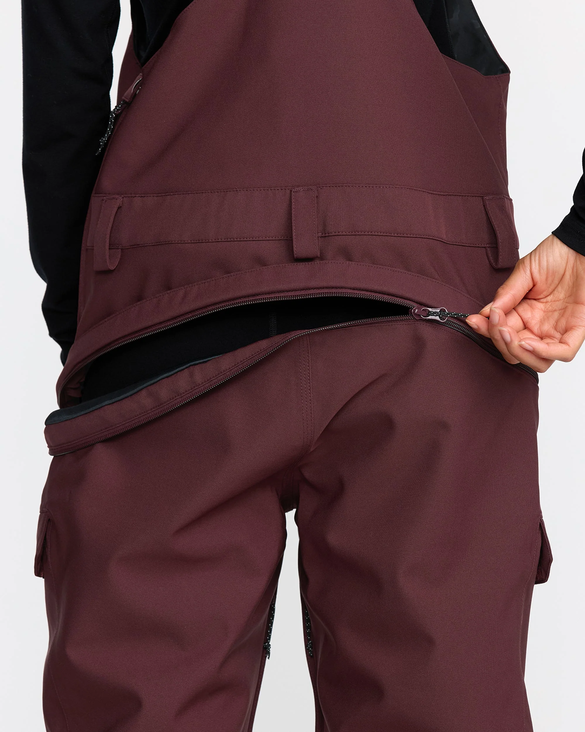 Creston 3D Stretch Latzhose - Oxblood - Image 7
