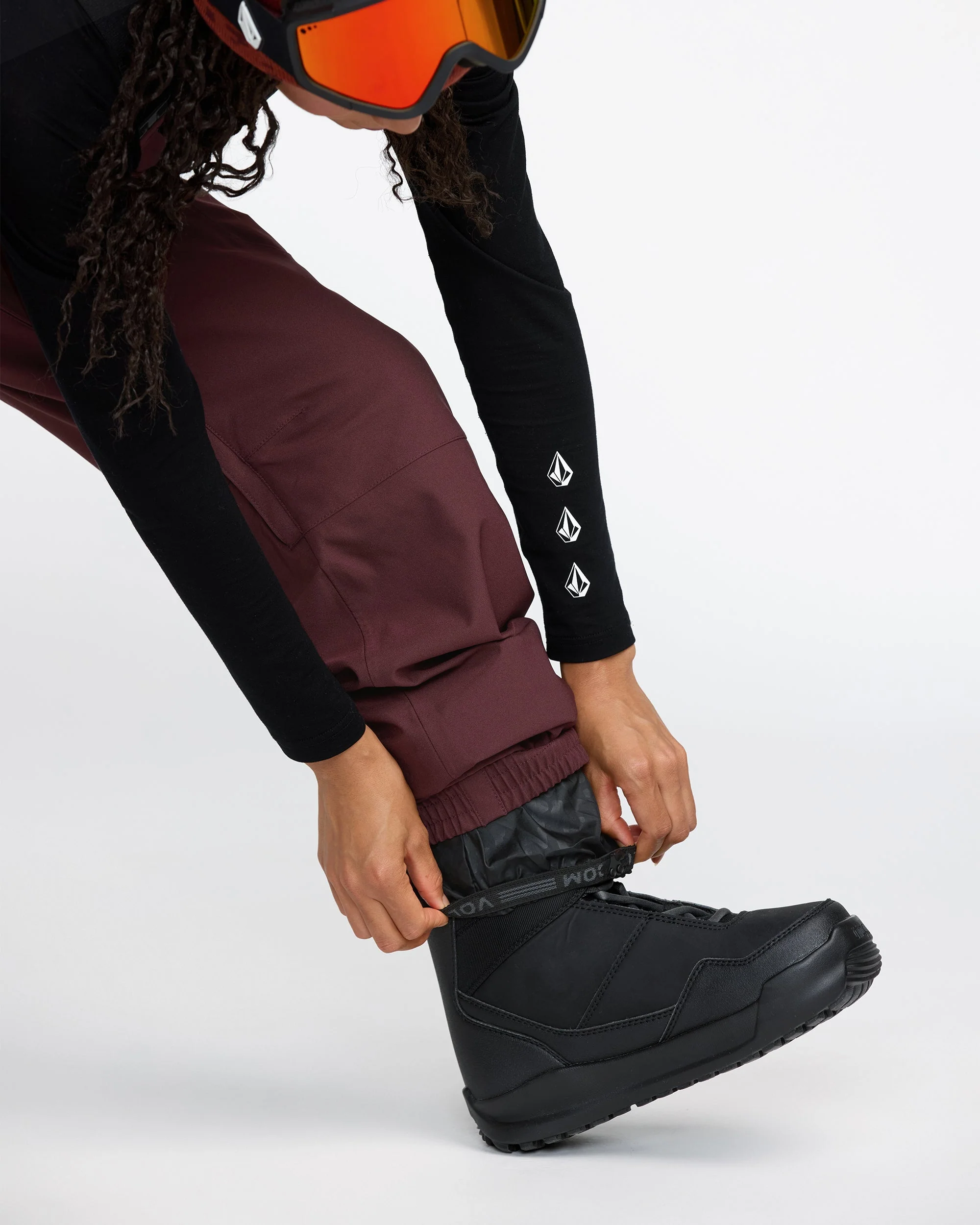 Creston 3D Stretch Latzhose - Oxblood - Image 9