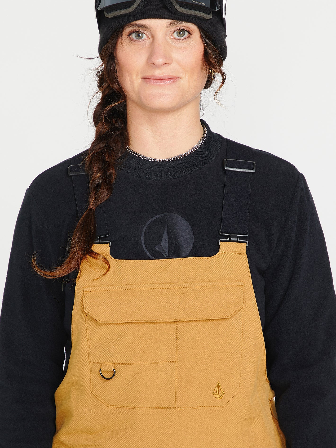 Creston 3D Stretch Bib Overall - Caramel - Image 4