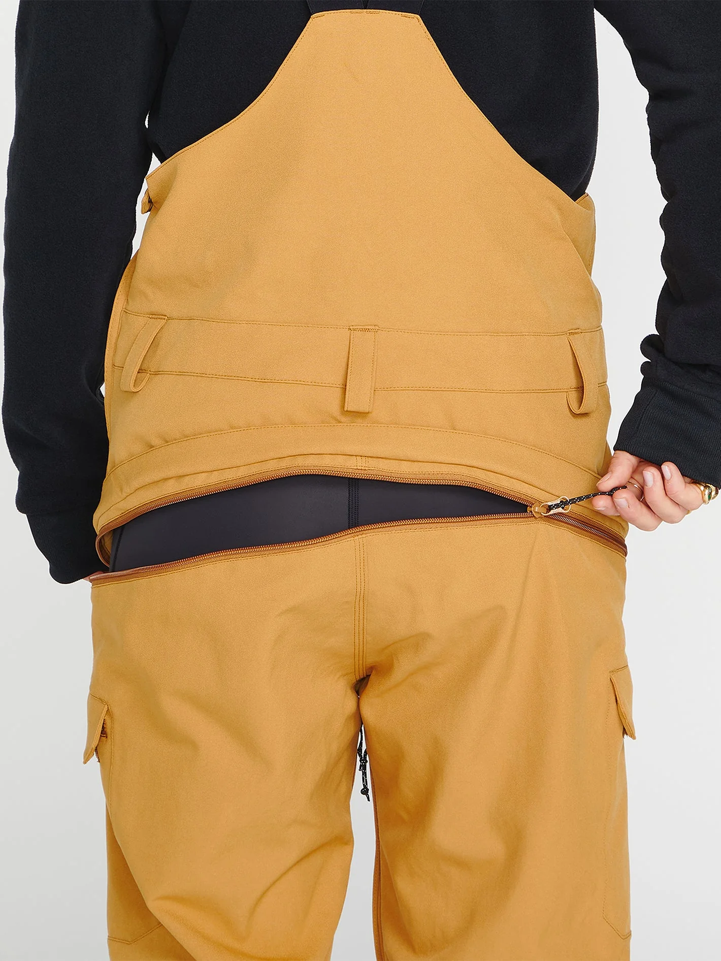 Creston 3D Stretch Bib Overall - Caramel - Image 5