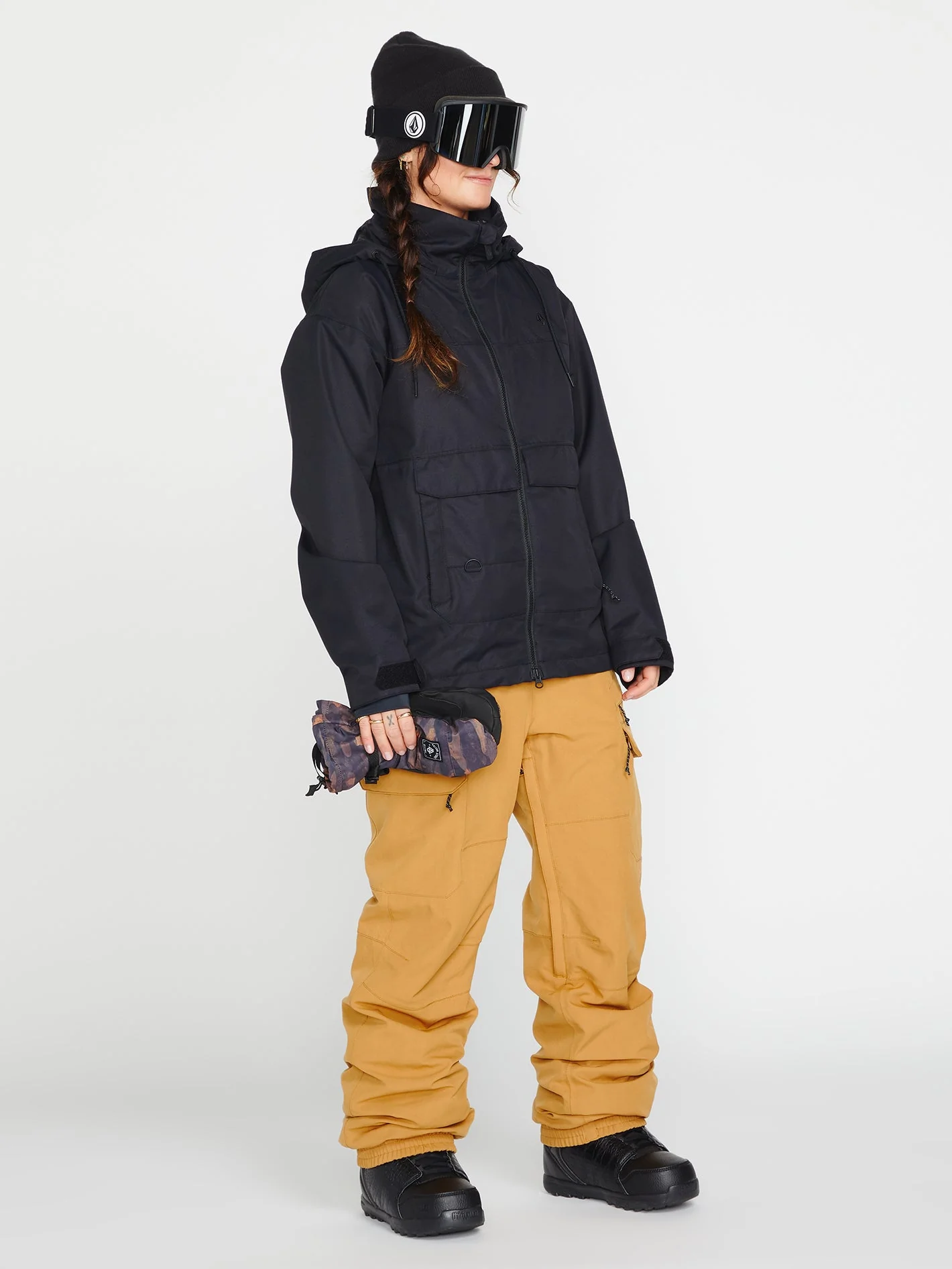 Creston 3D Stretch Bib Overall - Caramel - Image 9