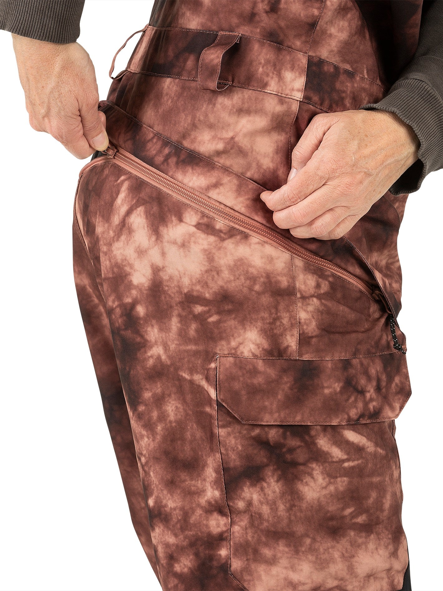Creston 3Dstretch Latzhose - PINK SALT WASH - Image 6