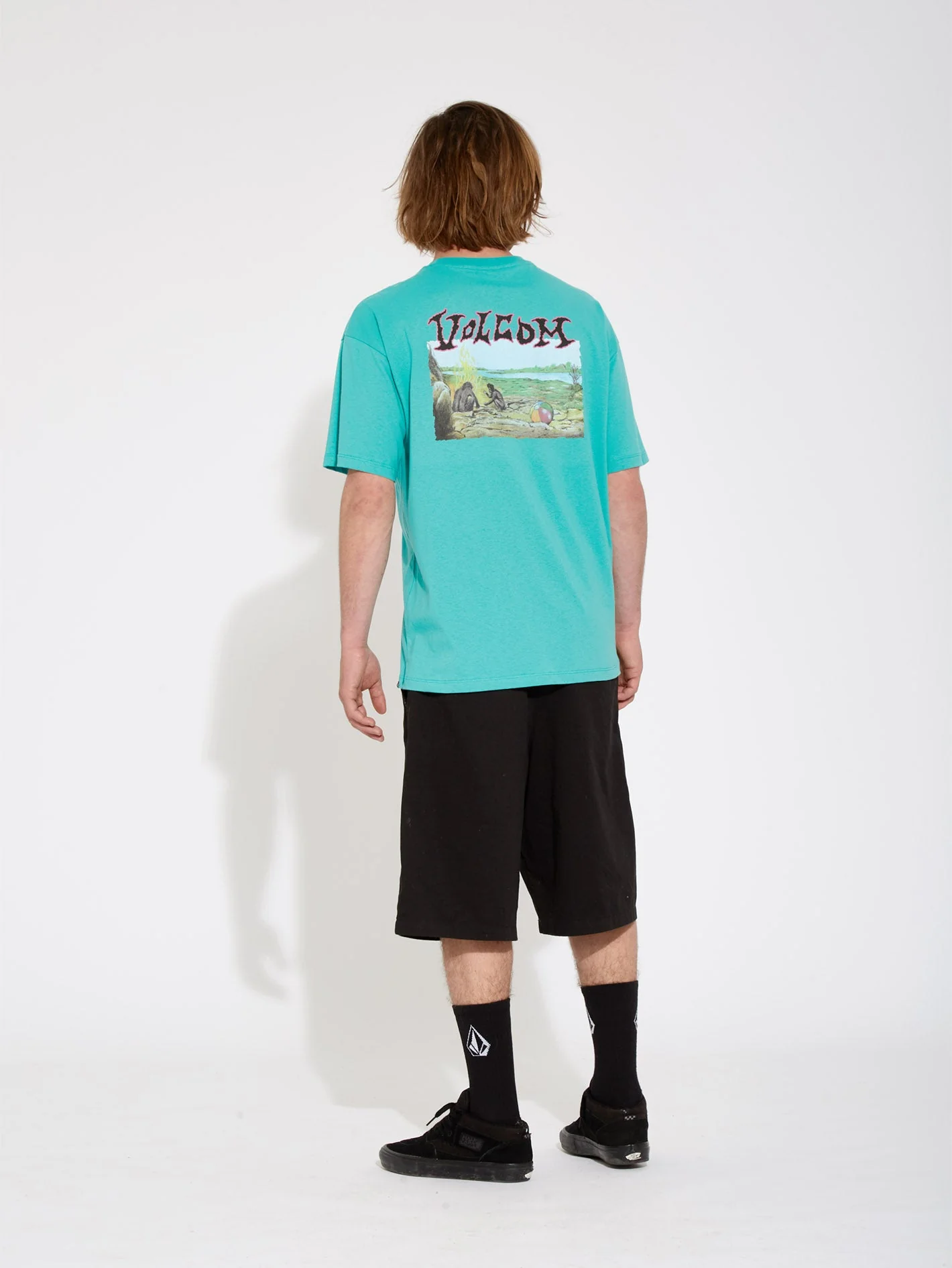 Crossworld T-Shirt - TEMPLE TEAL - Image 4