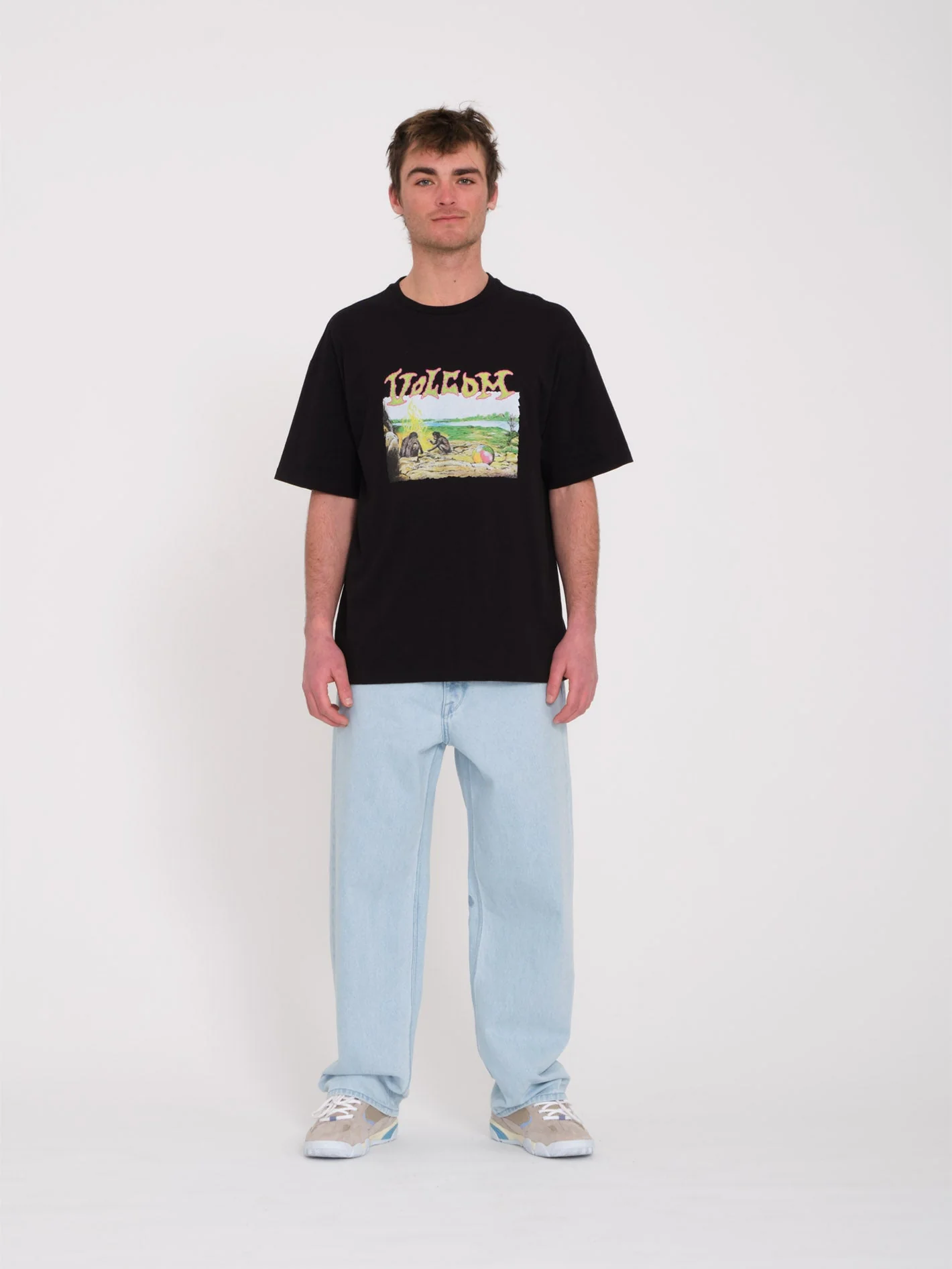 Crossworld T-Shirt - BLACK - Image 3
