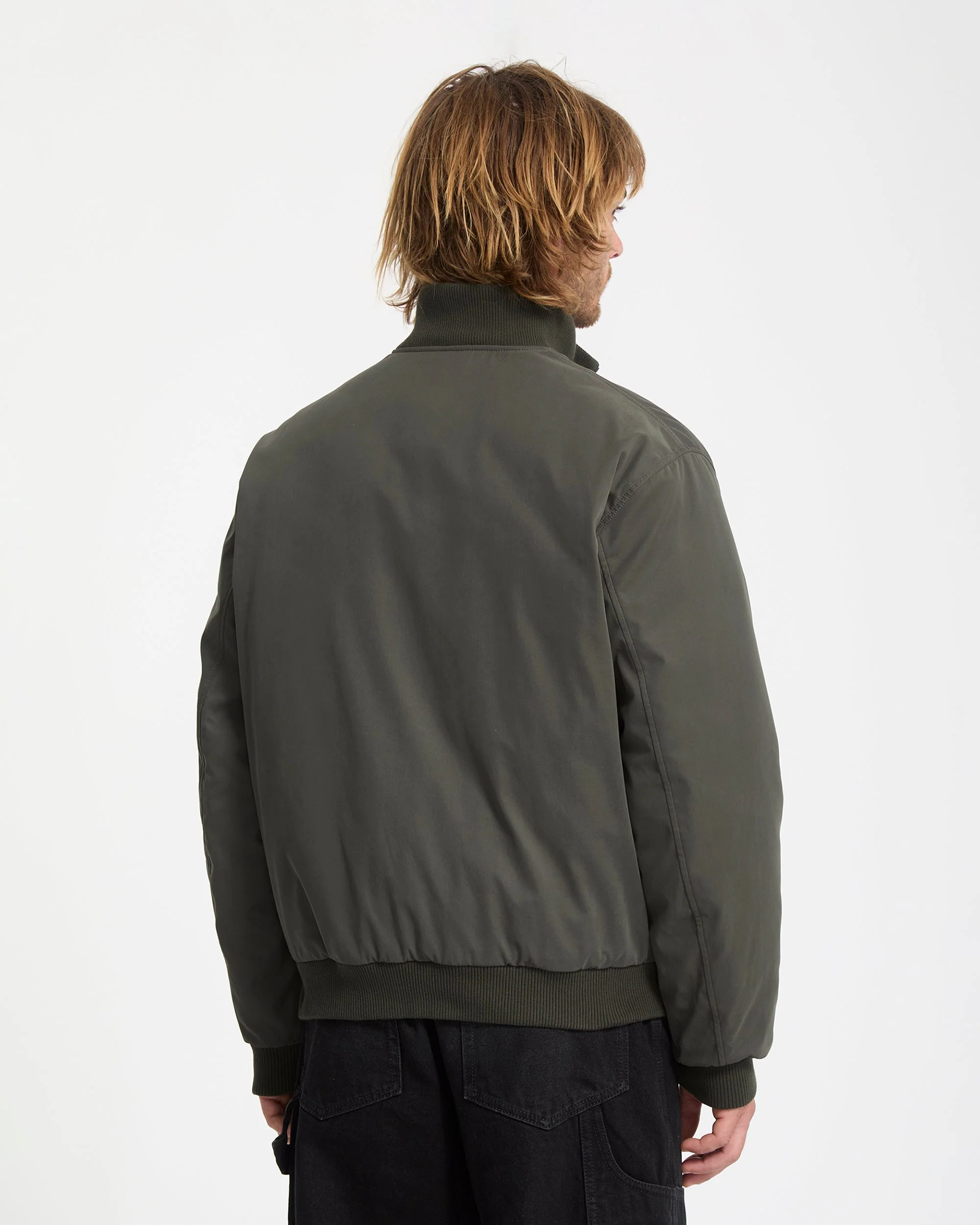 Damerman Bomberjacke - Rinsed Black - Image 2