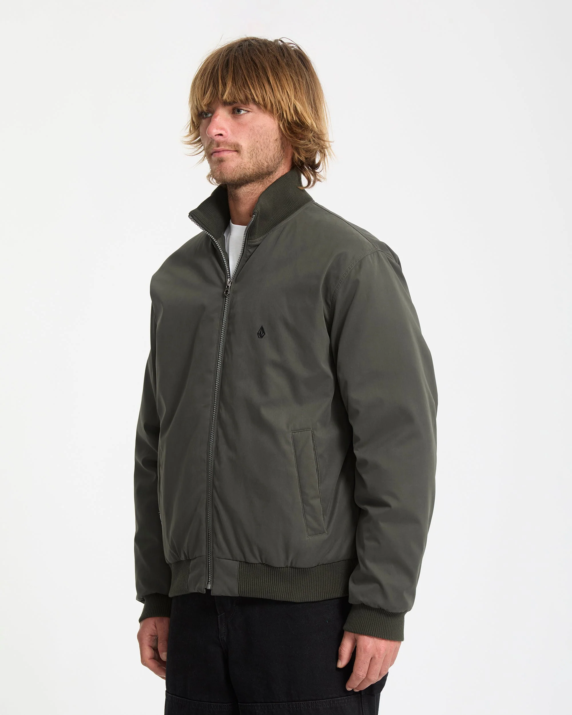 Damerman Bomberjacke - Rinsed Black - Image 9