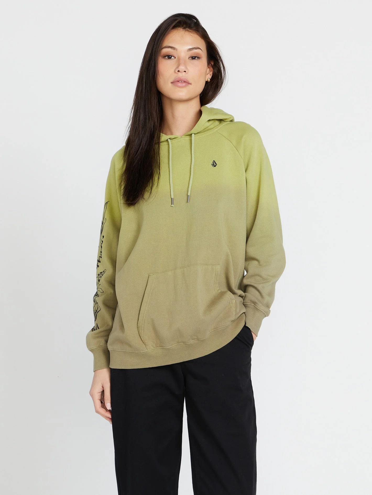 Dede Brushed Back Hoodie - ISLAND GREEN - Image 3