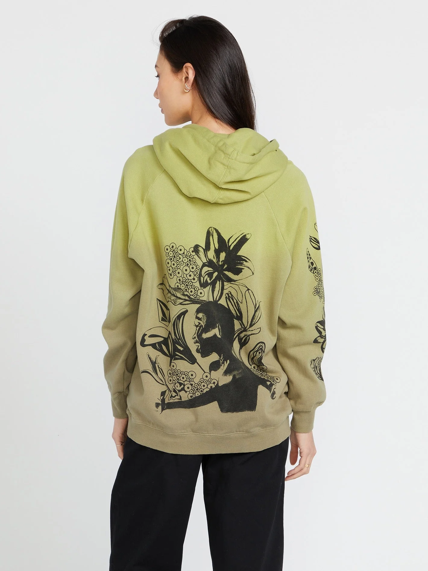 Dede Brushed Back Hoodie - ISLAND GREEN - Image 6