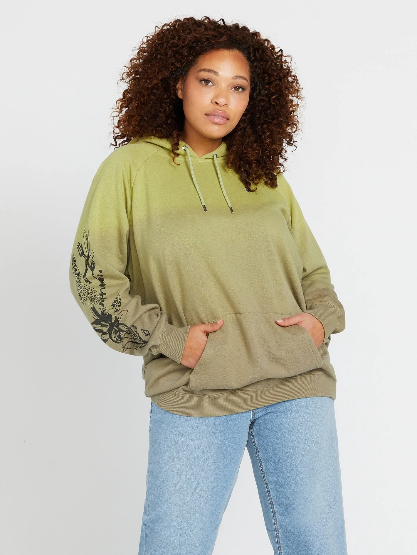 Dede Brushed Back Hoodie - ISLAND GREEN - Image 7