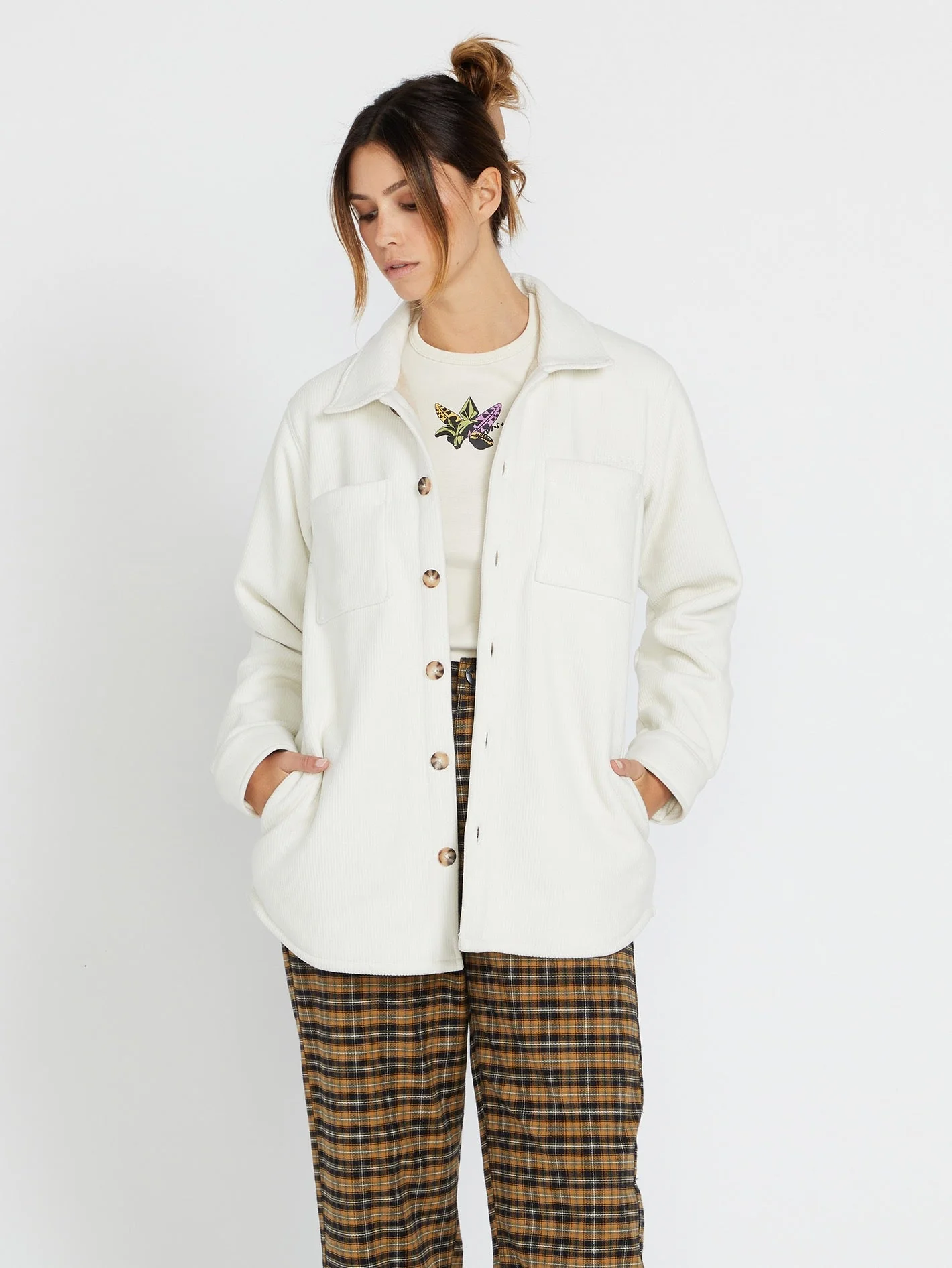 Dede Shacket Jacke - CLOUD - Image 6