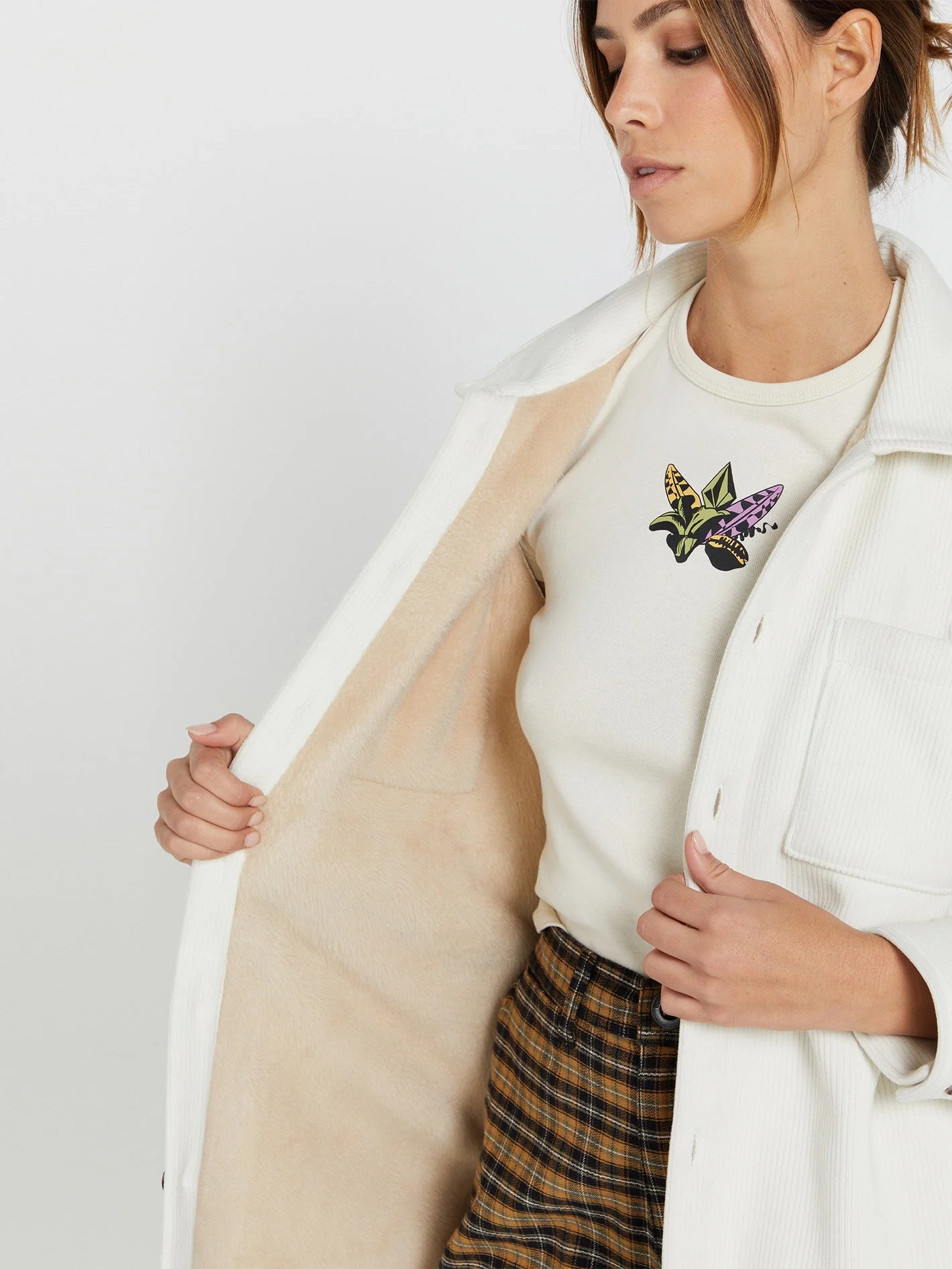 Dede Shacket Jacke - CLOUD - Image 7