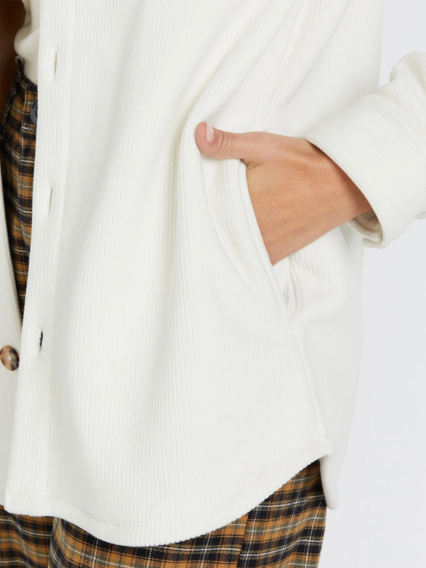 Dede Shacket Jacke - CLOUD - Image 8