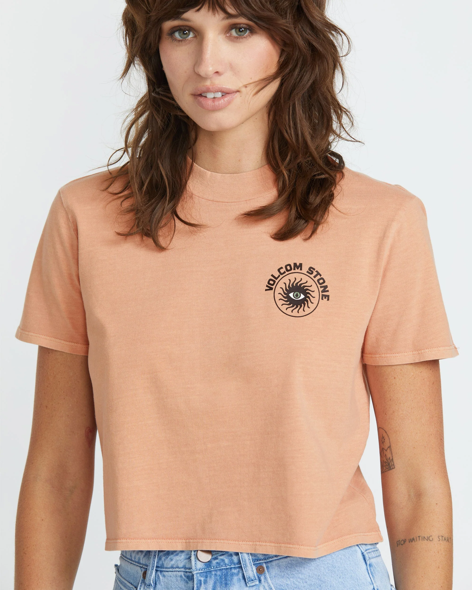 Dial T-shirt - SAND BROWN - Image 3