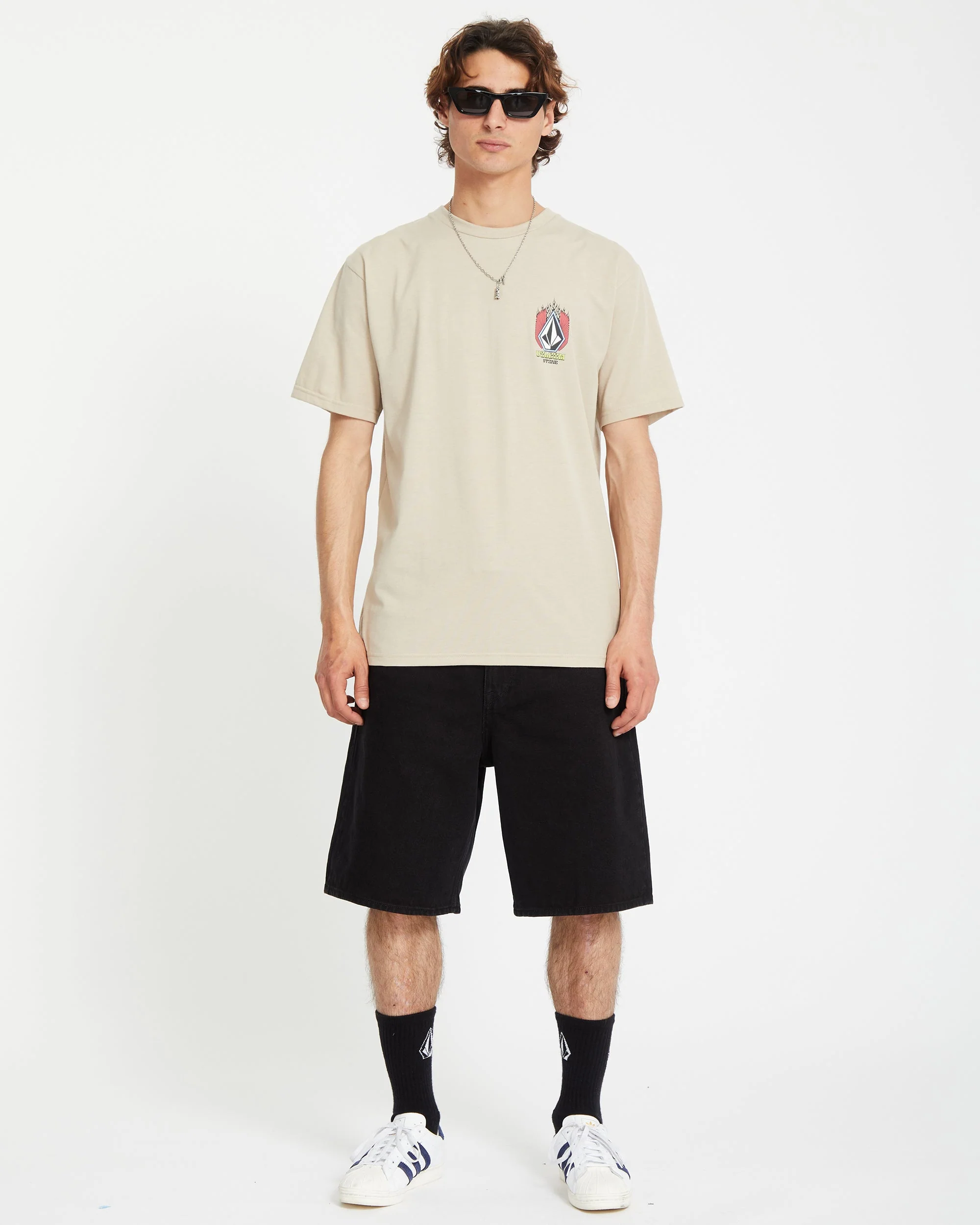 Draggin Stone T-shirt - LIGHT KHAKI - Image 8