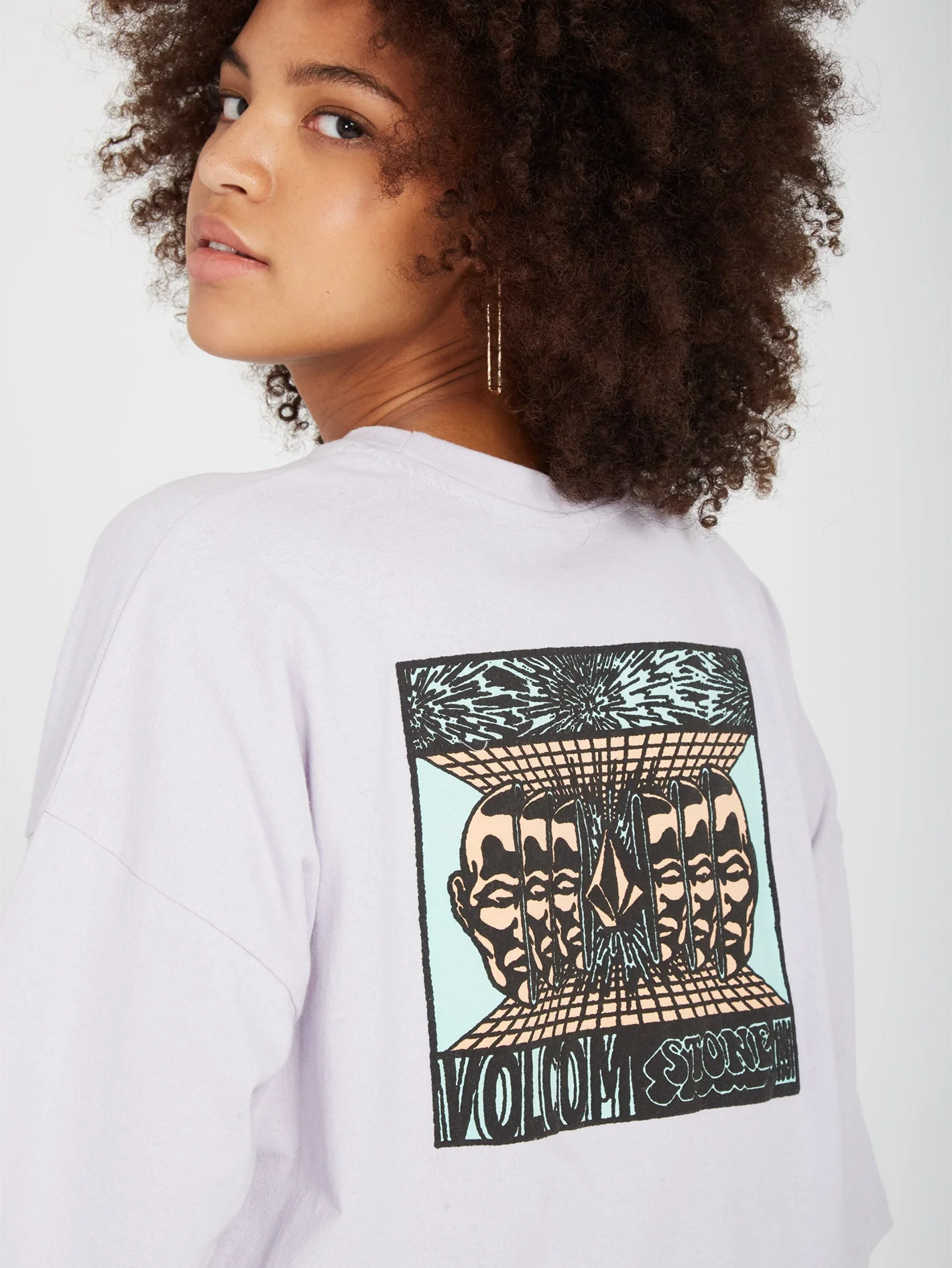 Drumstone T-Shirt - LIGHT ORCHID - Image 3