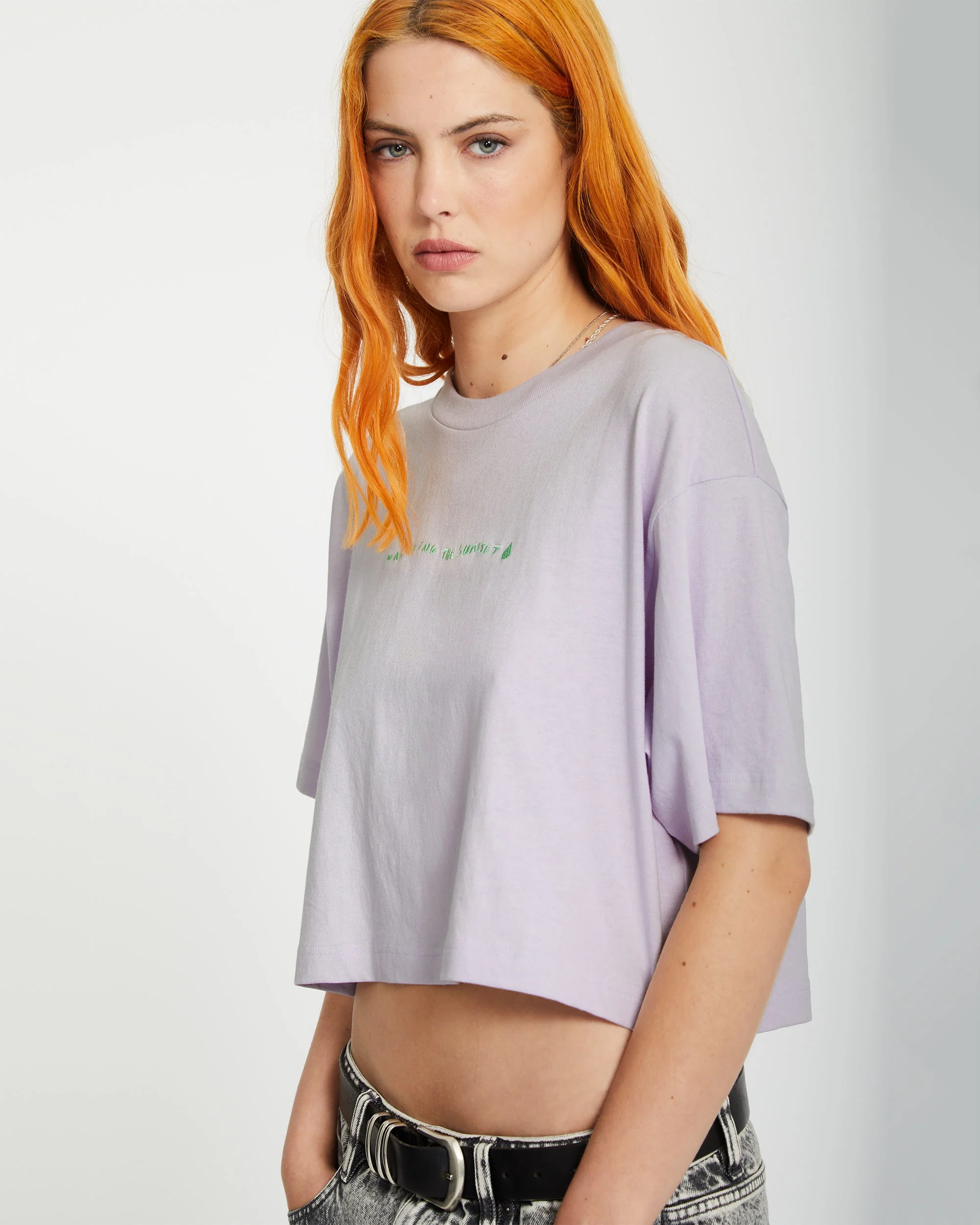 Drumstone T-shirt - DUSTY LAVENDER - Image 3