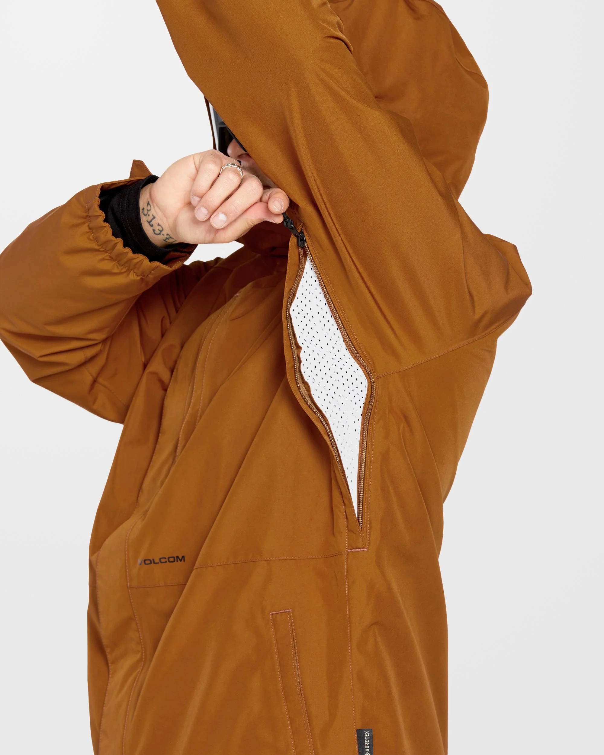 Dua Gore-Tex Jacke - Caramel - Image 7